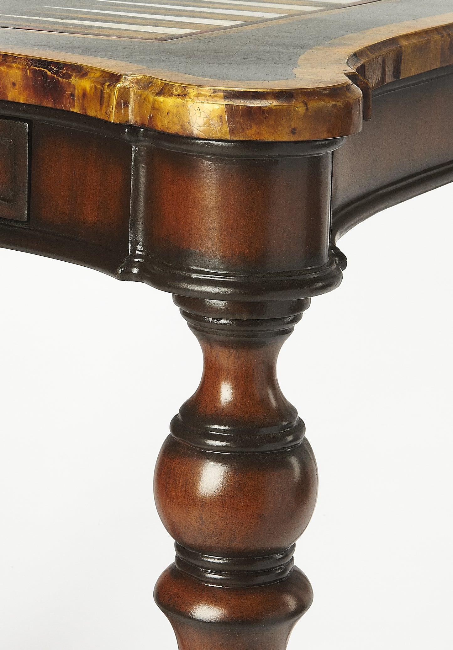 Butler Specialty Company Enrique 28 in. W Square Stone and Wood Traditional Game Table, Assorted