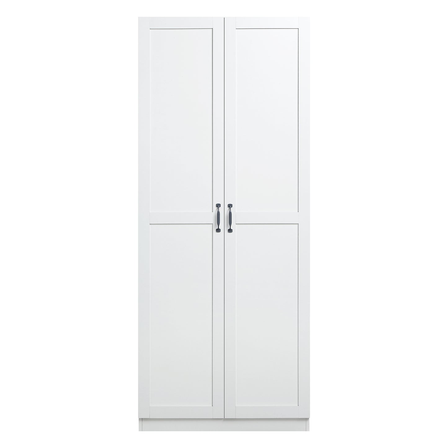 Hopkins Modern 30" Storage Cabinet in White (7-Shelf) 2GLF-WH
