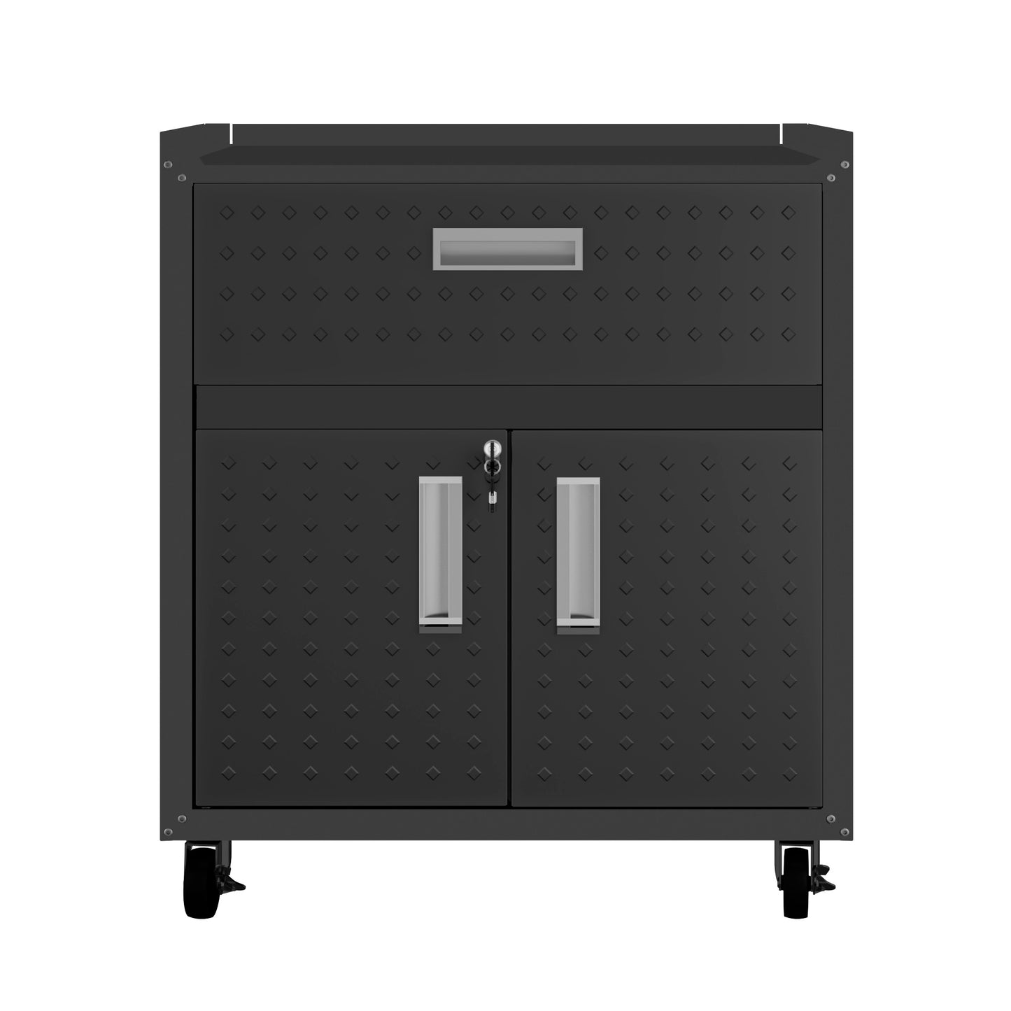 Fortress Modern 30" Rolling Garage Cabinet in Charcoal Gray 2GMCC-CH