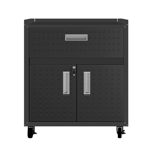 Fortress Modern 30" Rolling Garage Cabinet in Charcoal Gray 2GMCC-CH