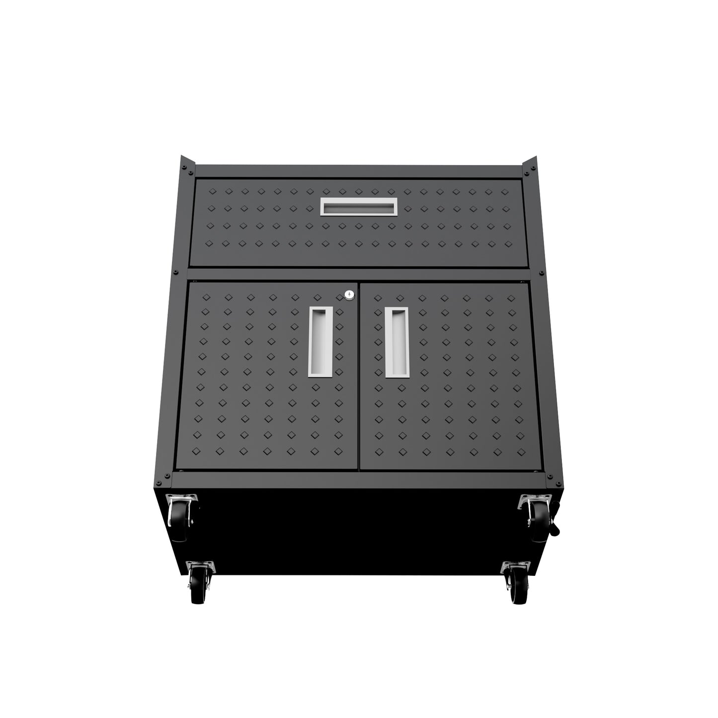Fortress Modern 30" Rolling Garage Cabinet in Charcoal Gray 2GMCC-CH