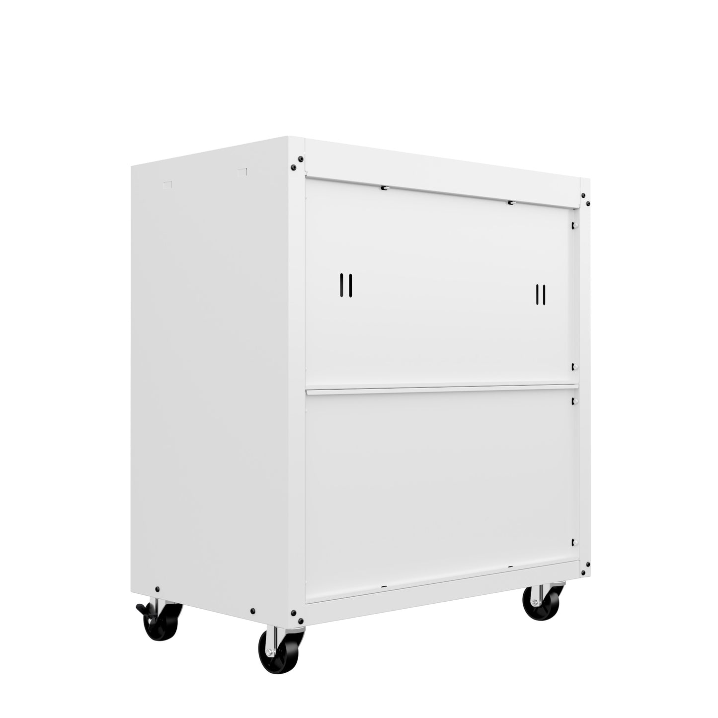 Fortress Modern 30" Rolling Garage Cabinet in White 2GMCC-WH
