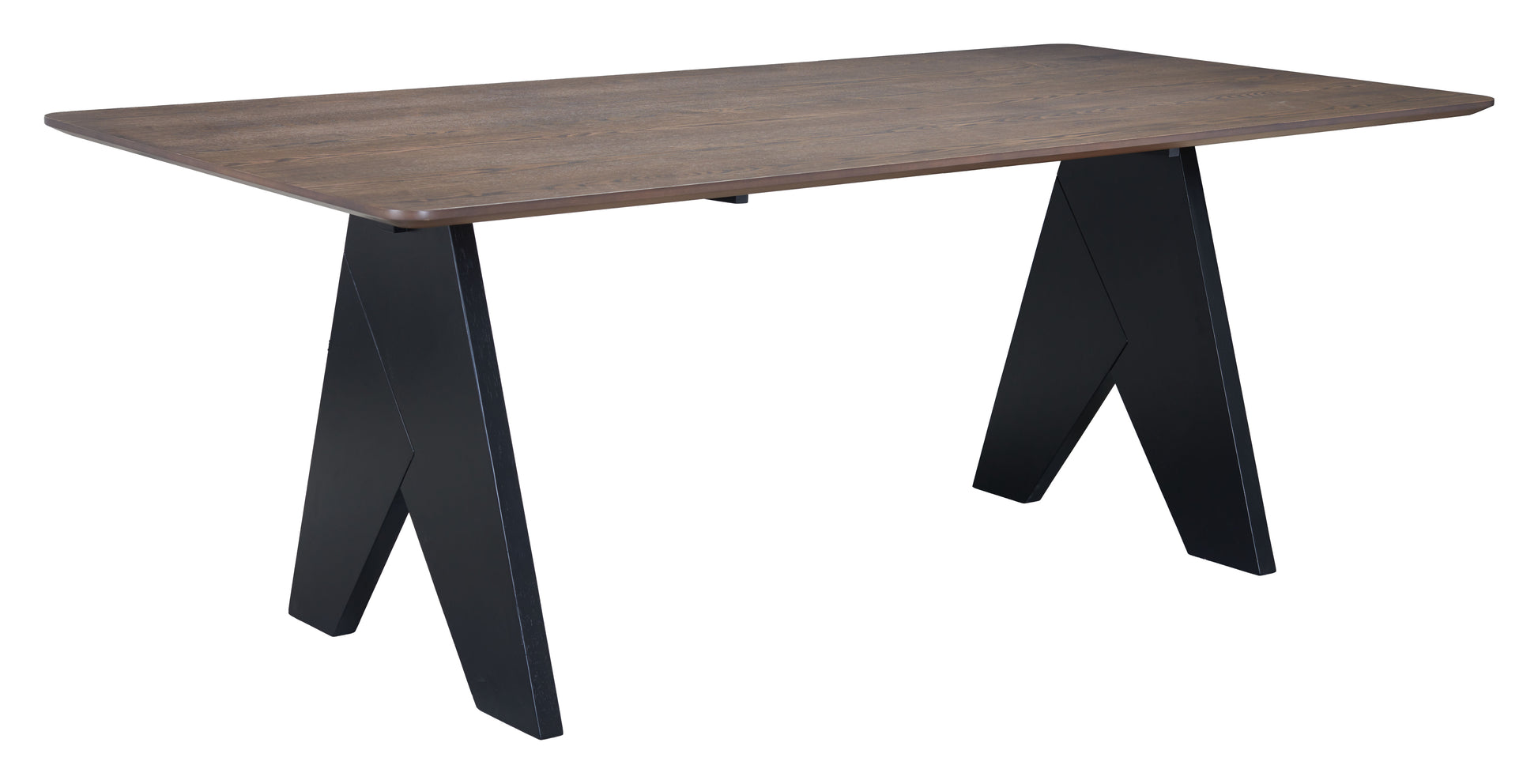 Lisse Rectangular Dining Table Espresso - 4