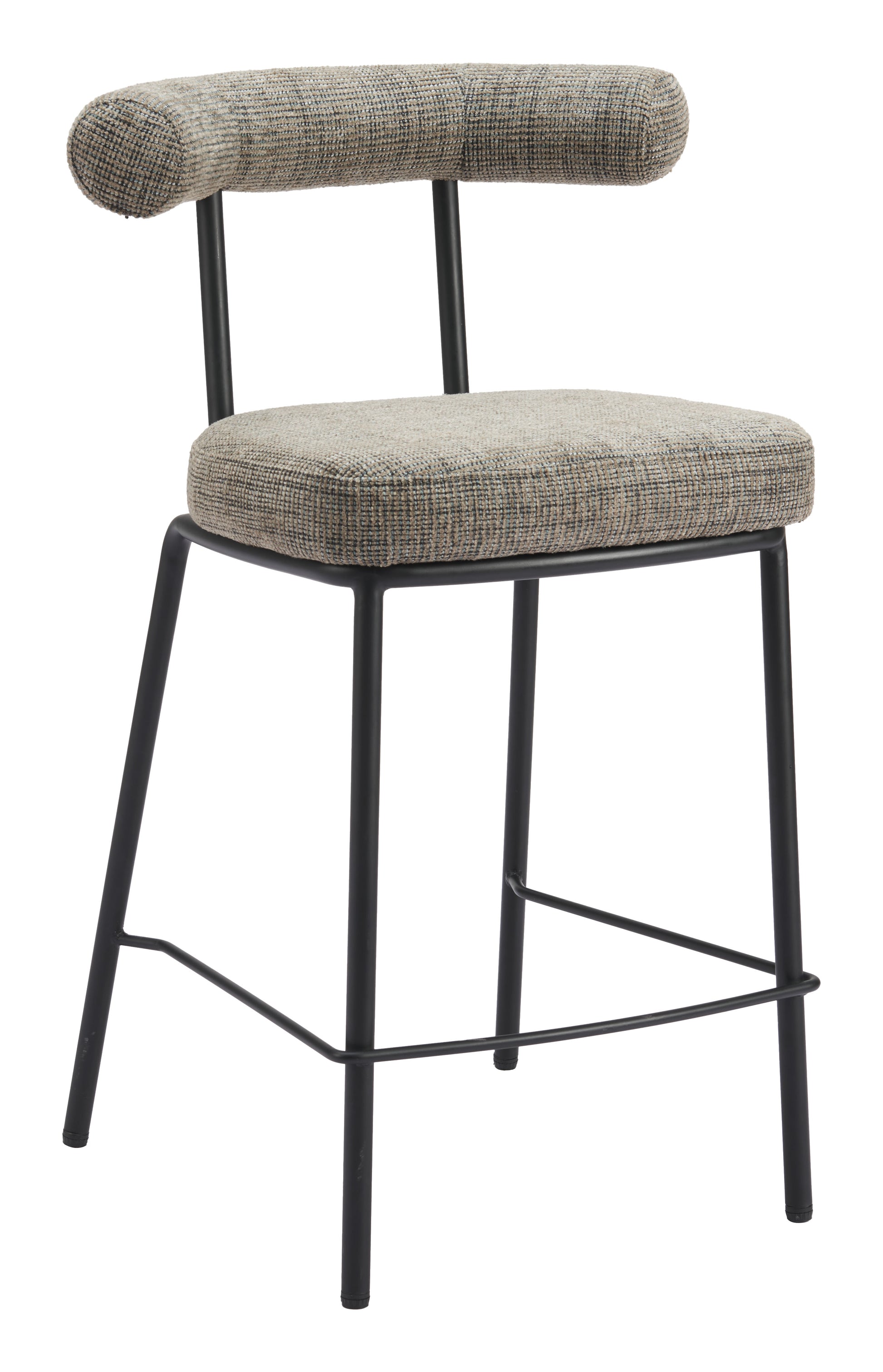 Kede Counter Stool Green Tweed - 6