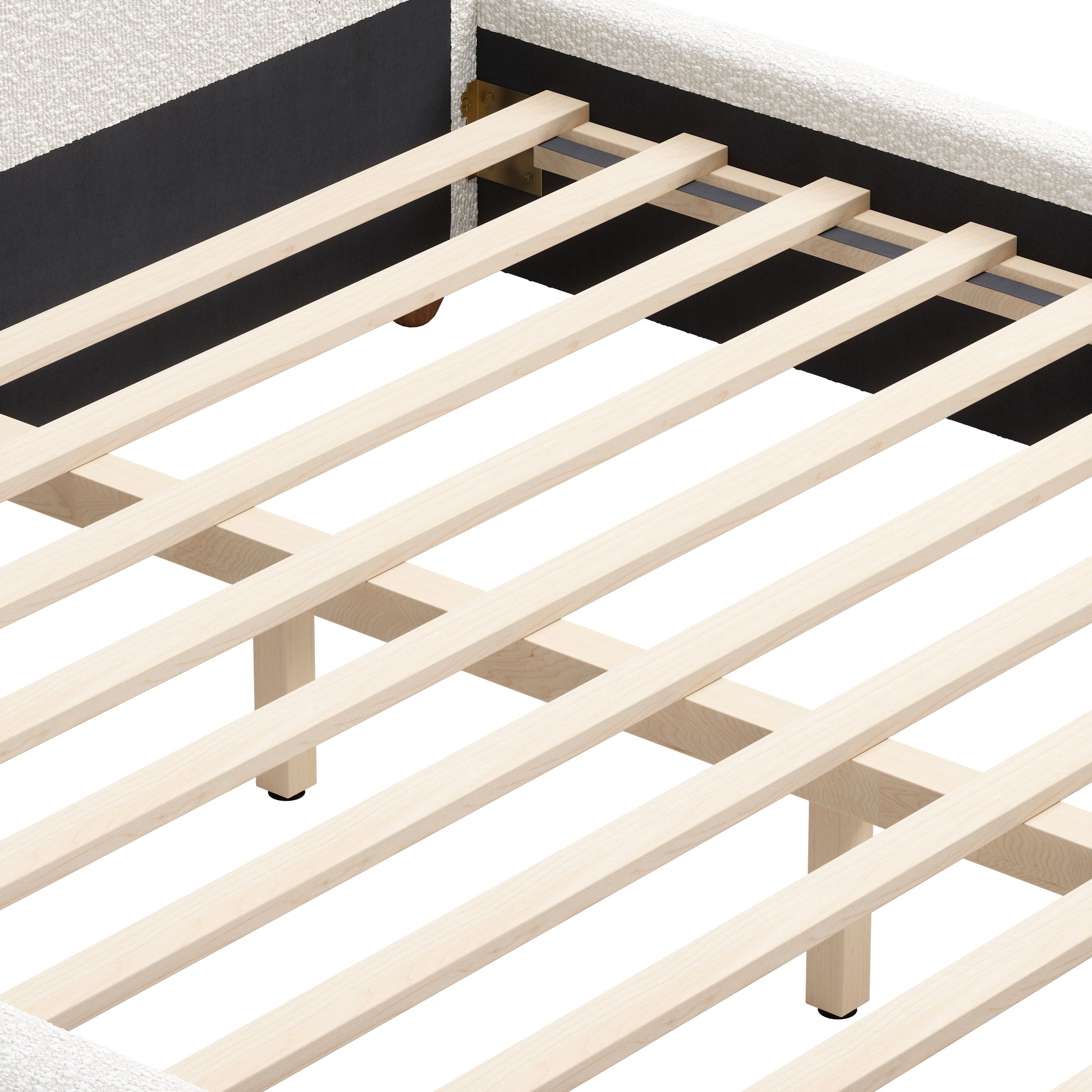 Baris Queen Bed Ivory - 5