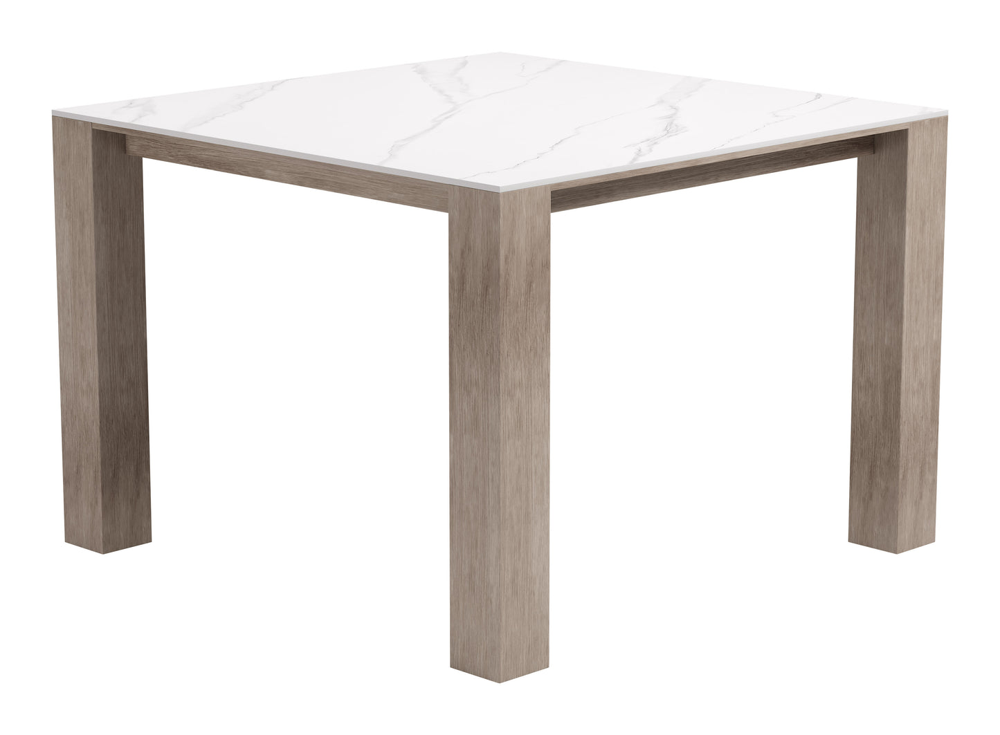 Leilani Square Dining Table (42") White - 2