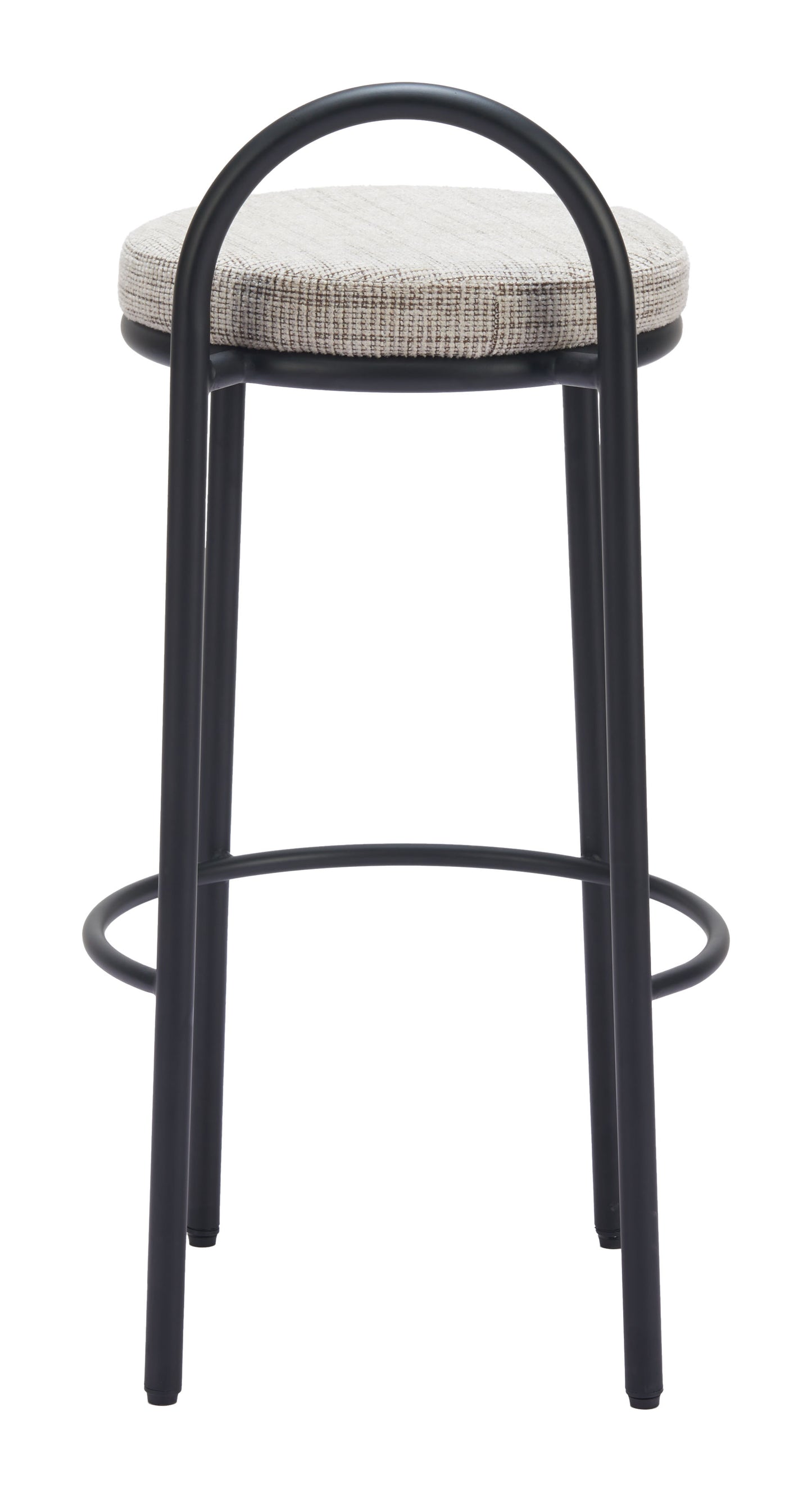 Sisal Barstool (Set of 2) Beige Tweed - 4