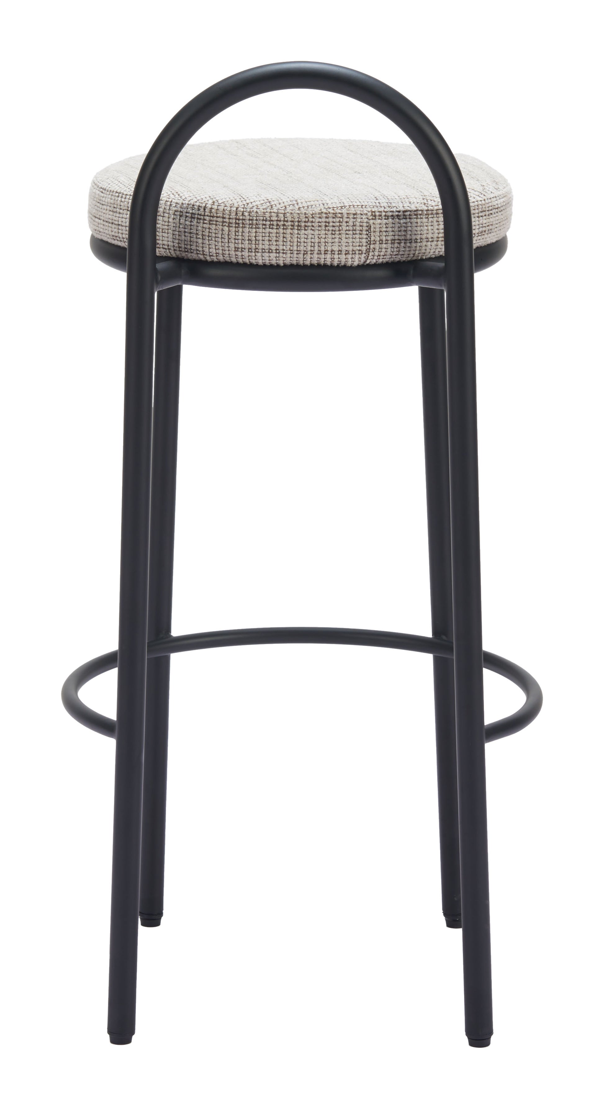 Sisal Barstool (Set of 2) Beige Tweed - 4