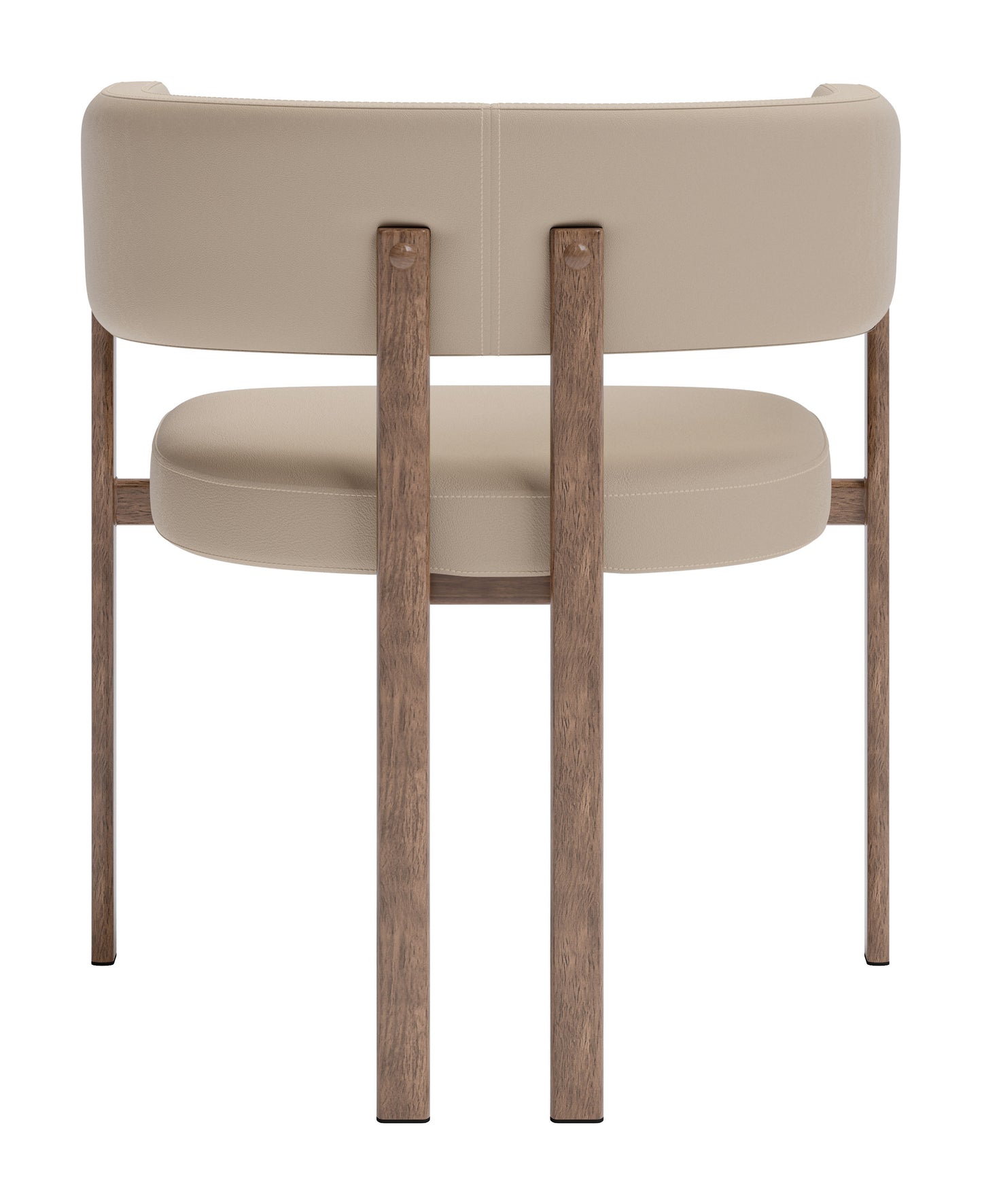 Ruge Dining Chair (Set of 2) Beige - 4