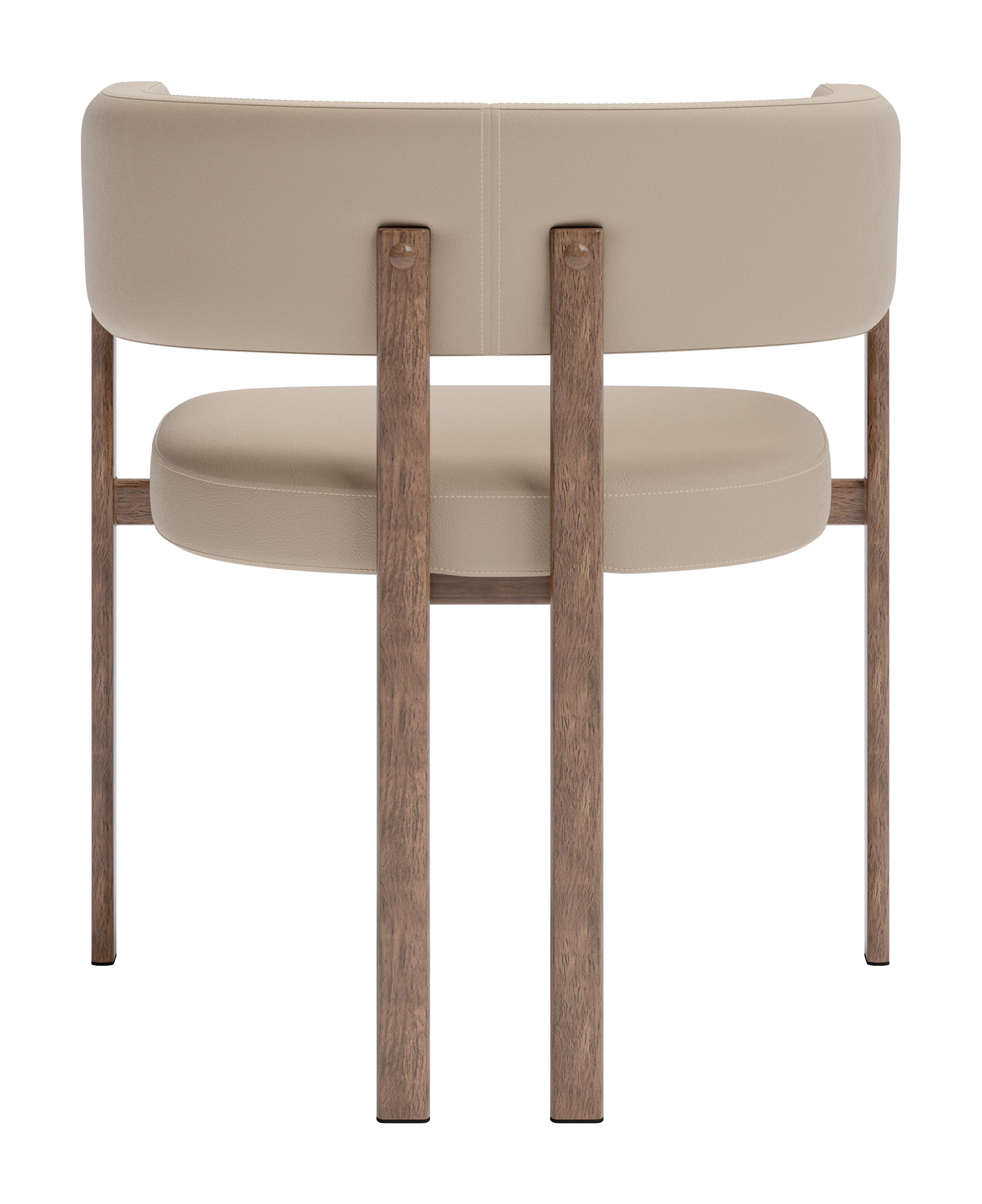 Ruge Dining Chair (Set of 2) Beige - 4