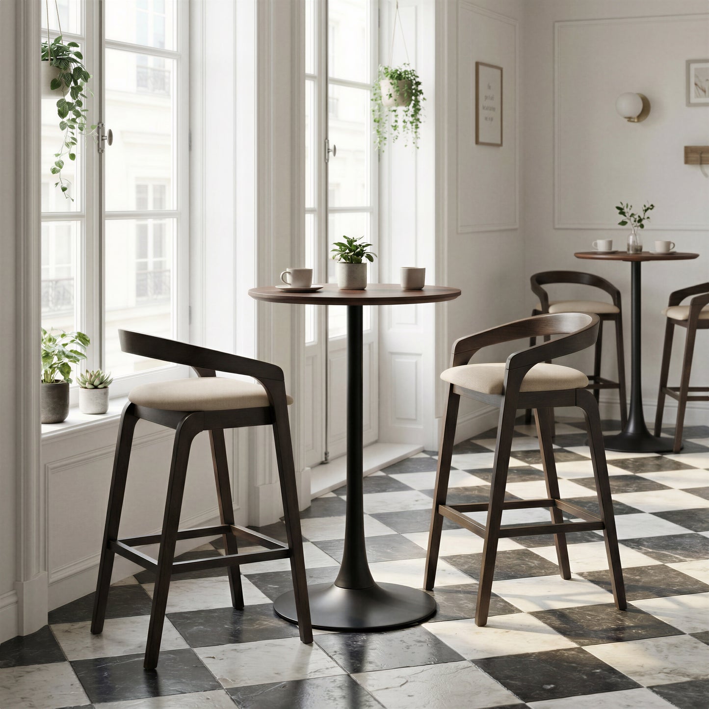 Auray Bar Table Brown - 7