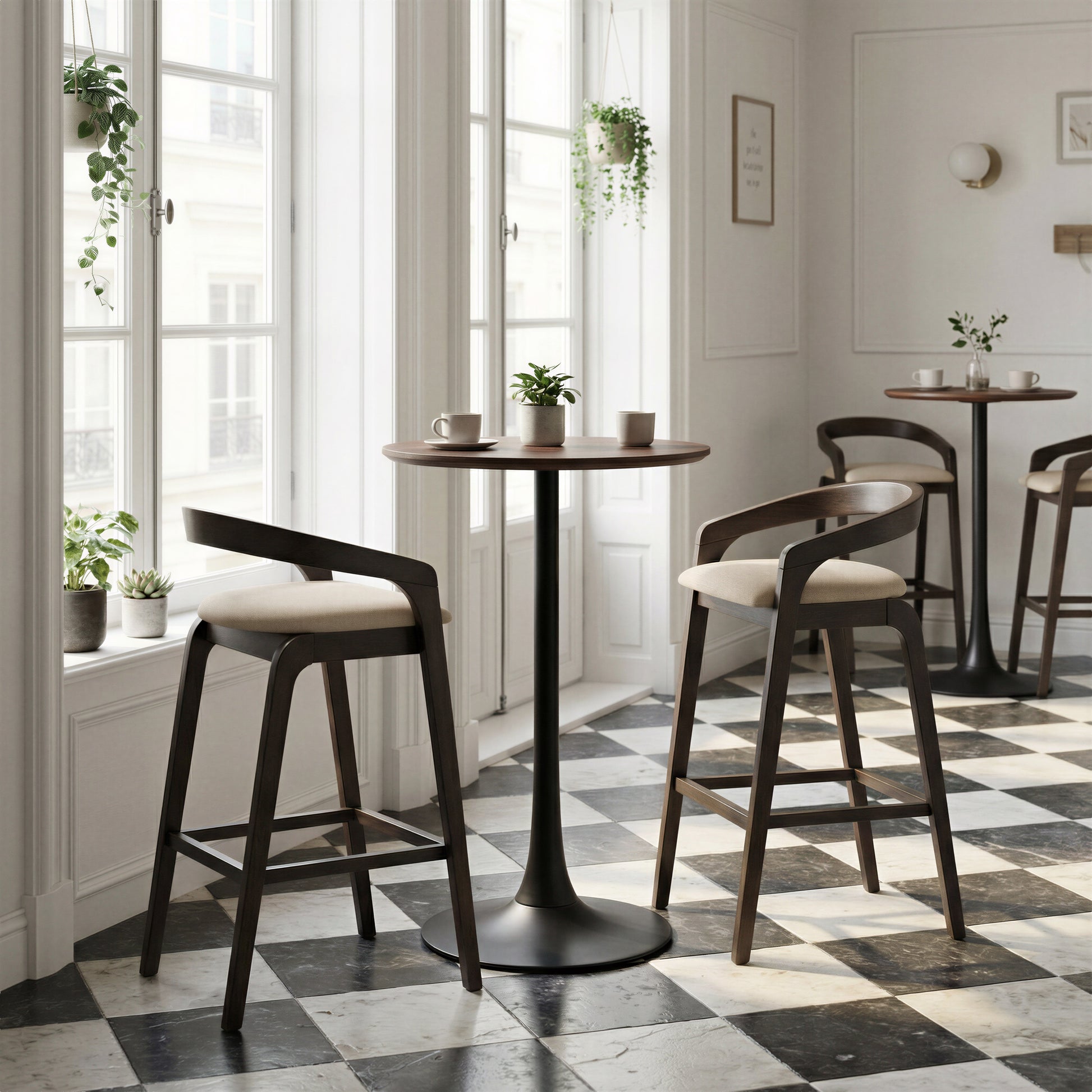 Auray Bar Table Brown - 7