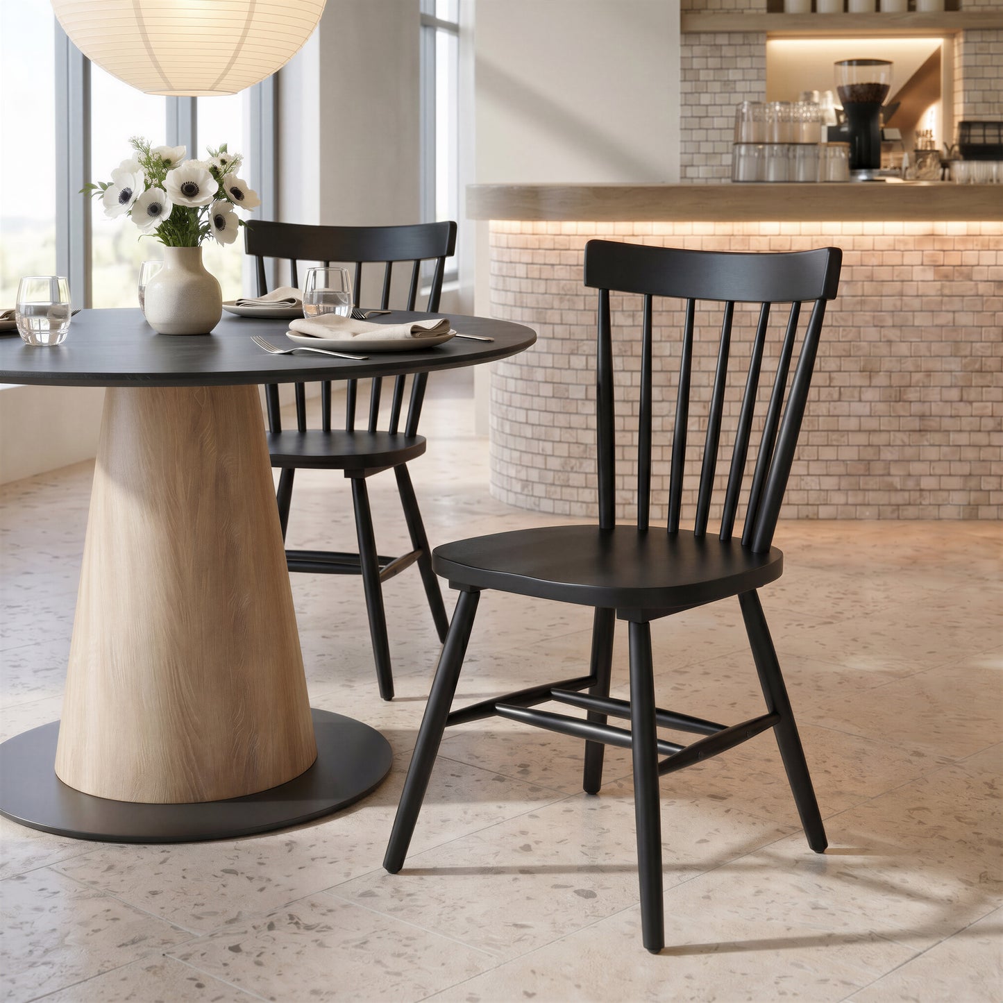 Tyce Dining Chair (Set of 2) Black - 10