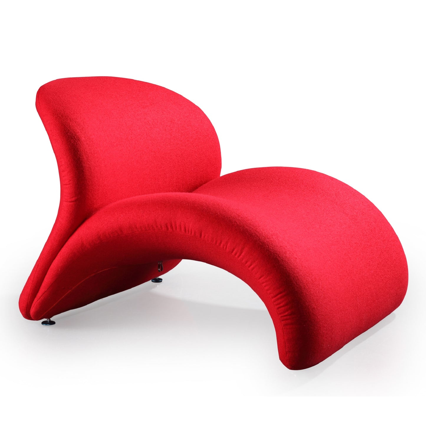 Rosebud Modern 3-Piece Accent Chair in Fuchsia, Red and Yellow 3-AC0013