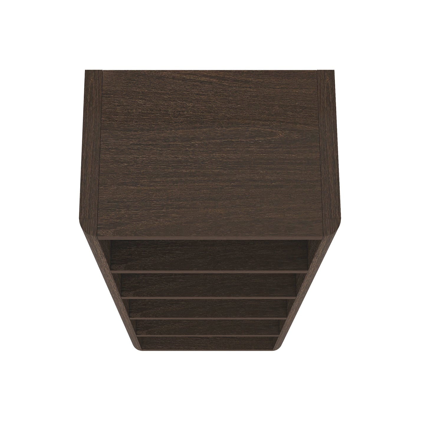 Rivington Modern 28" Open Bookcase in Dark Walnut - Set of 3 3-BC003-BR