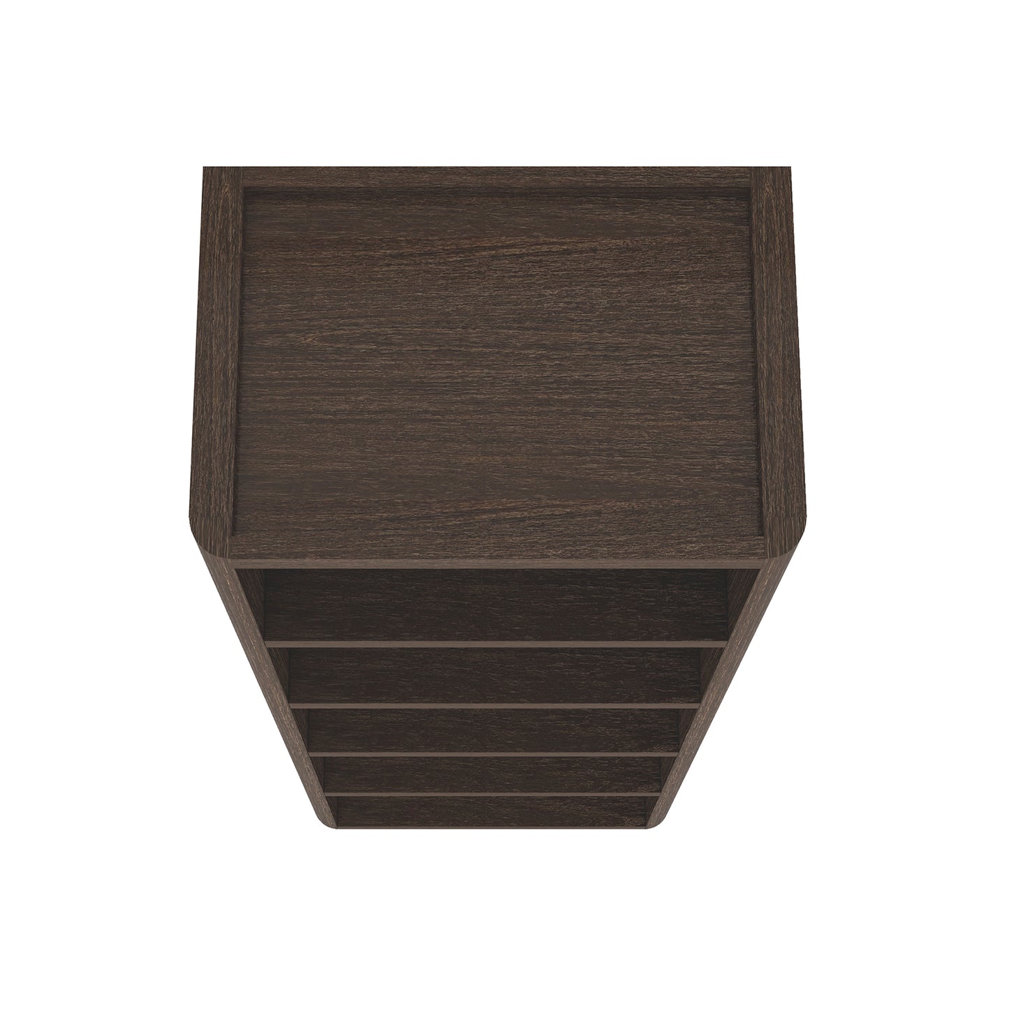 Rivington Modern 28" Open Bookcase in Dark Walnut - Set of 3 3-BC003-BR