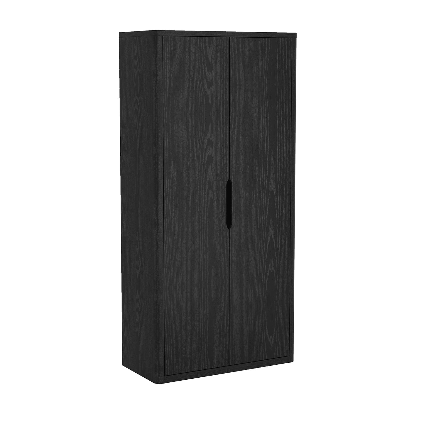 Rivington Modern 38" Bookcase Cabinet in Black - Set of 3 3-BC004-BK