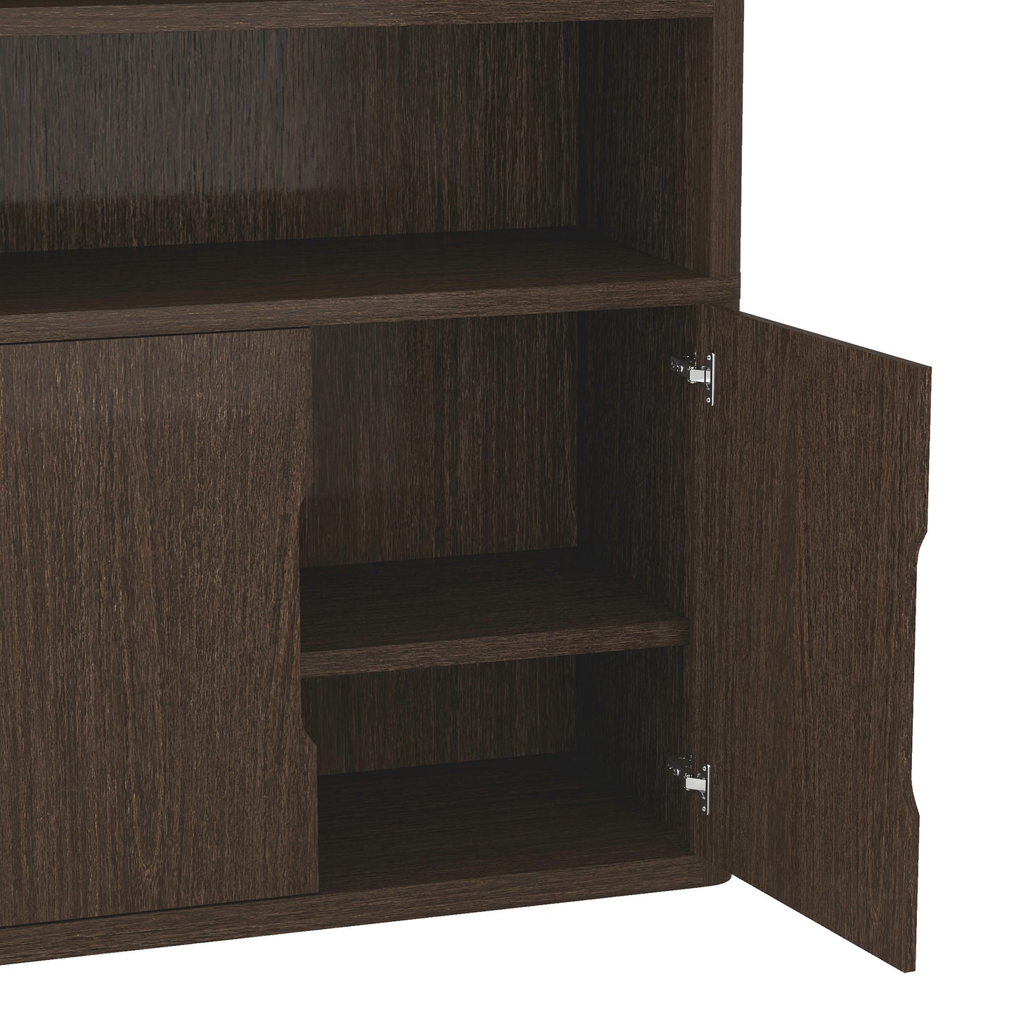 Rivington Modern 40" Bookcase Cabinet in Walnut - Set of 3 3-BC006-BR