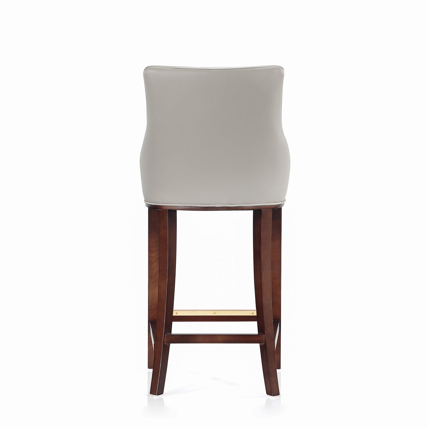 Shubert Modern Wood Upholstered Barstool in Light Gray - Set of 3 3-BS019-LG