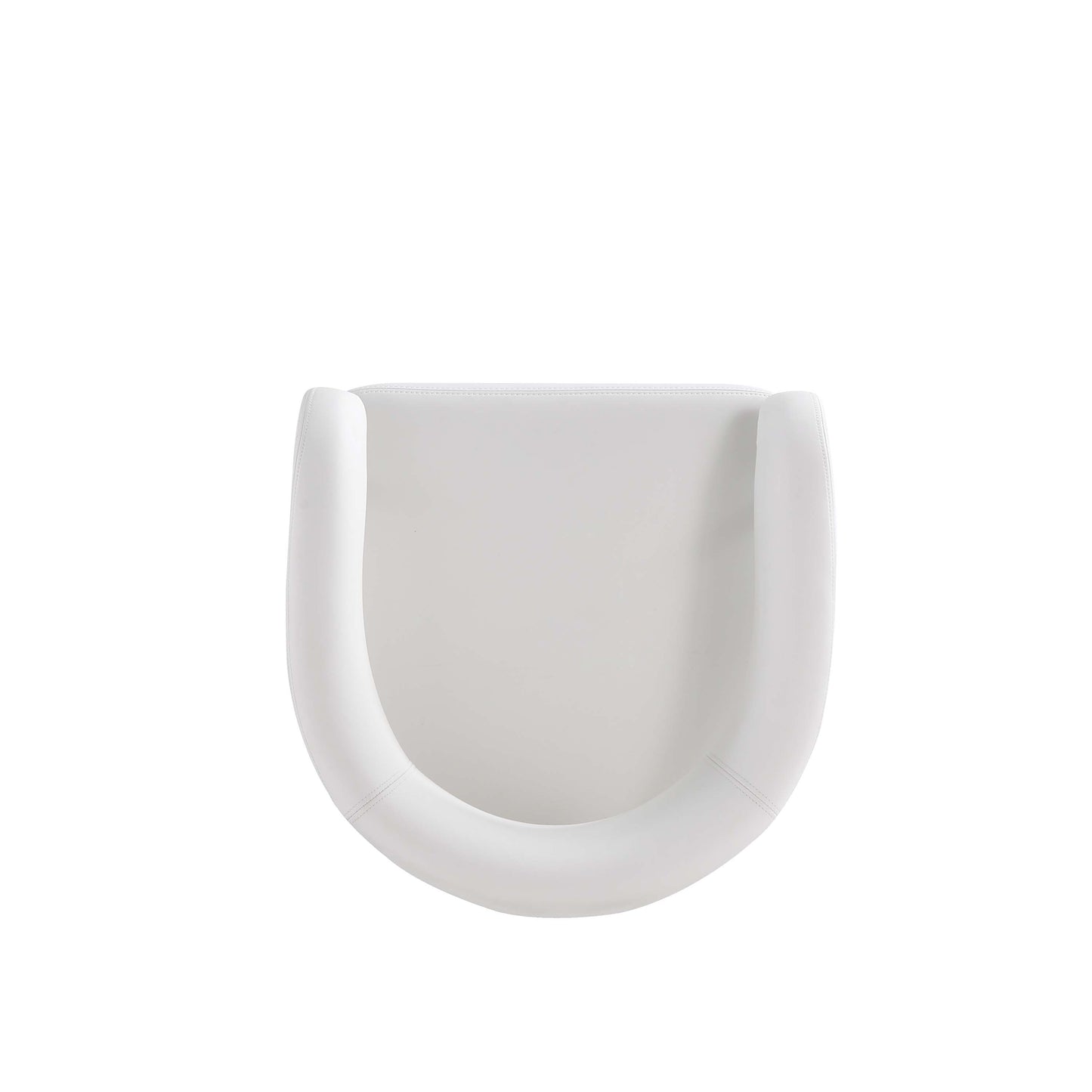 Augusta Modern Metal Upholstered Barstool in White - Set of 3 3-BS021-WH