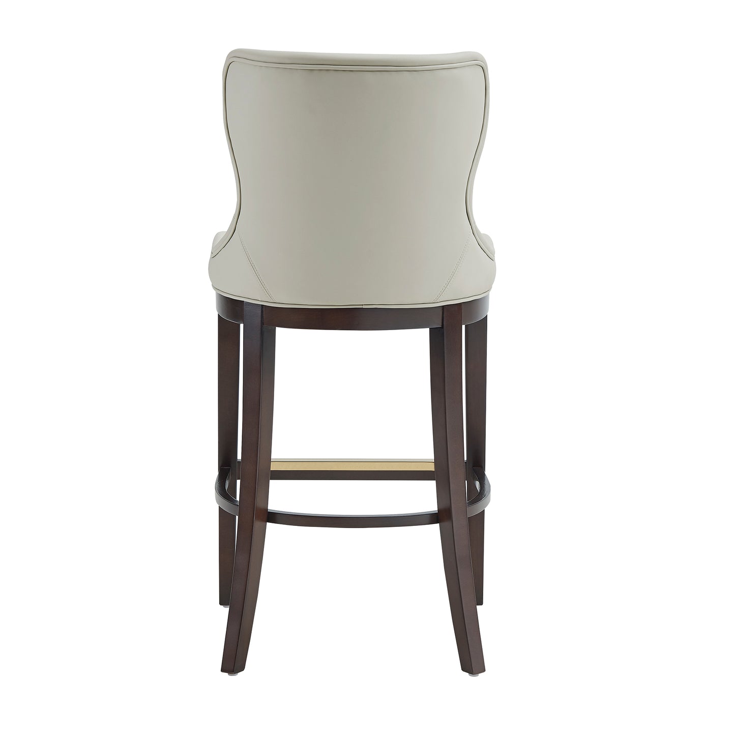 Blair Modern Wood Upholstered Barstool in Stone - Set of 3 3-BS023-ST