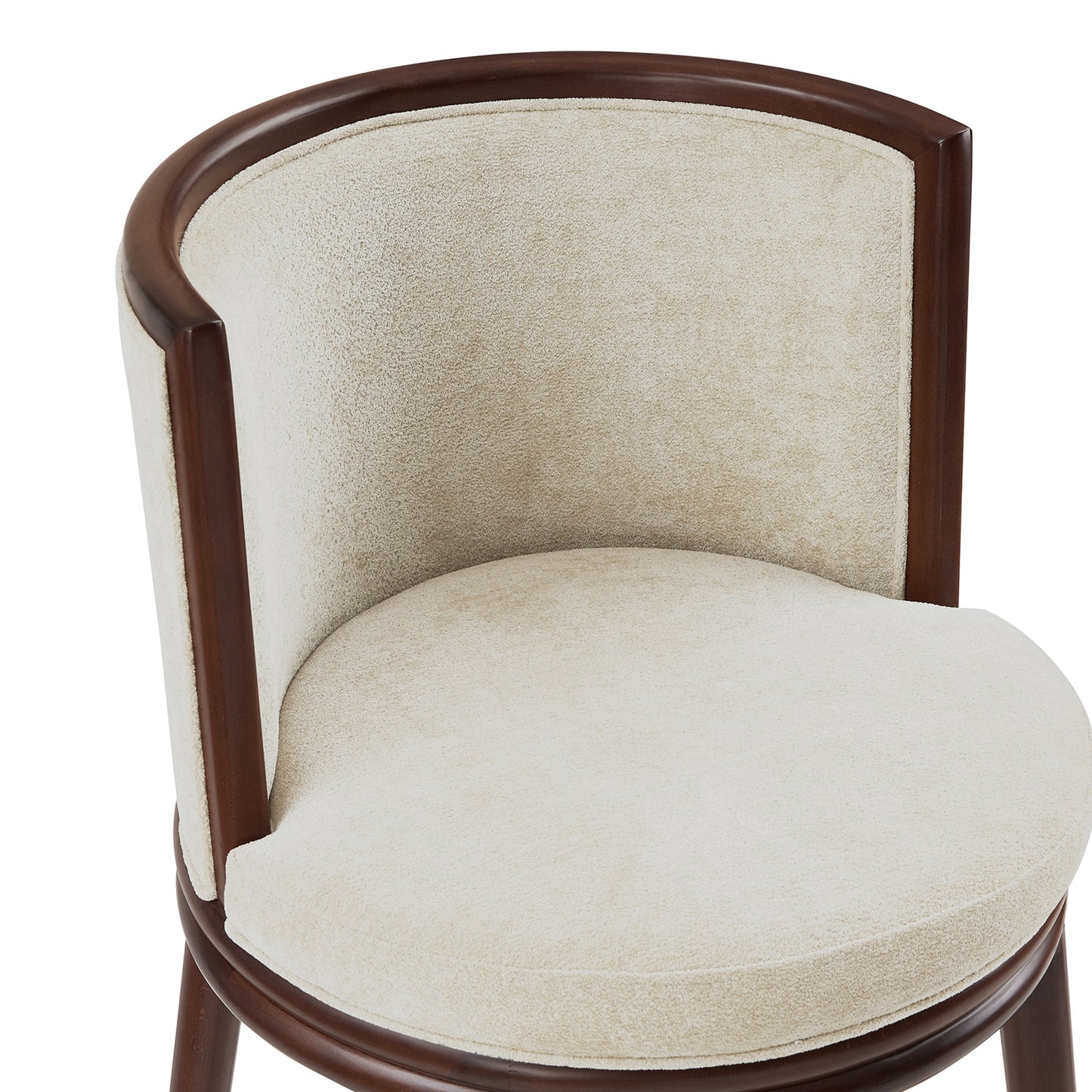 Evalyn Modern Wood Upholstered Barstool in Cream - Set of 3 3-BS024-CR