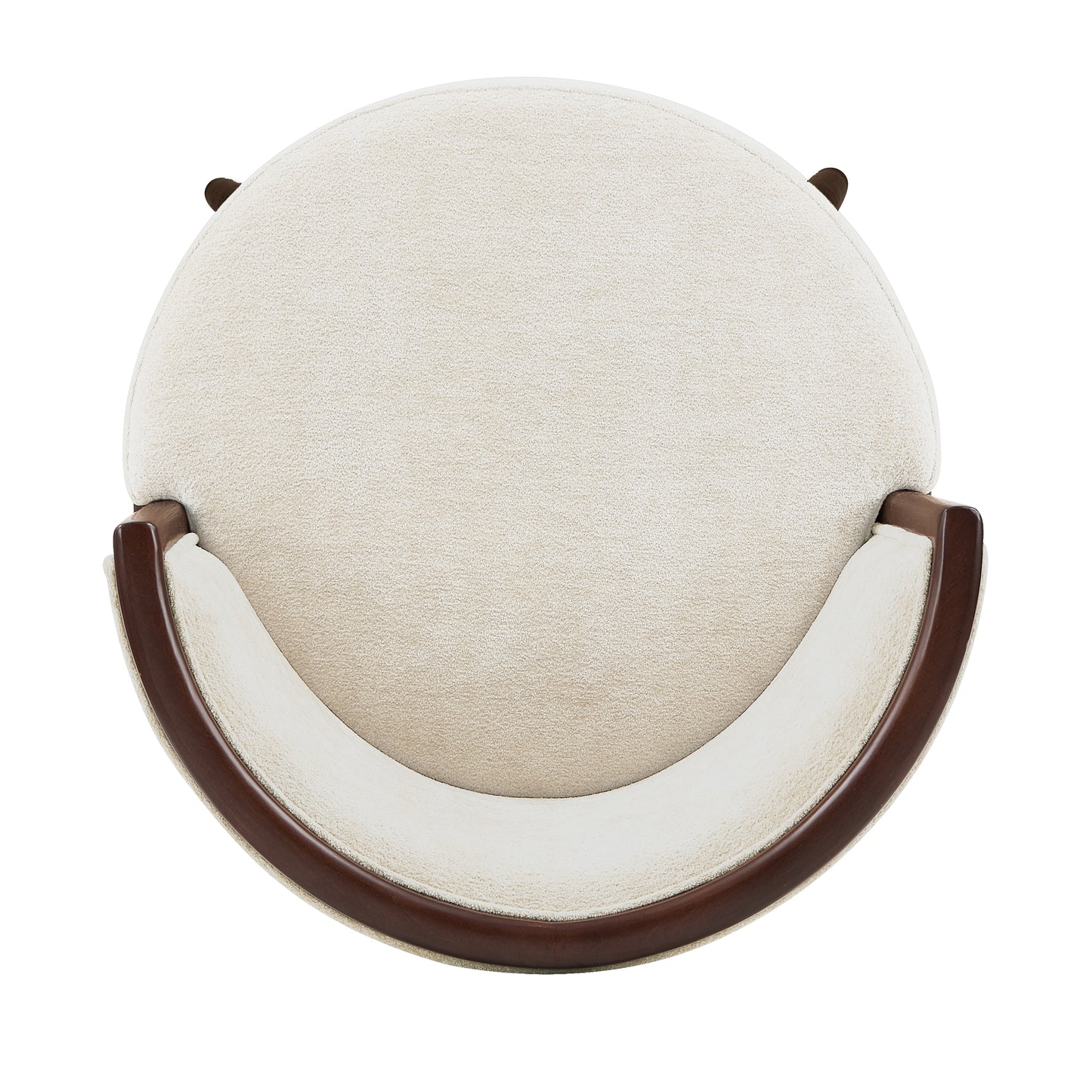 Evalyn Modern Wood Upholstered Barstool in Cream - Set of 3 3-BS024-CR