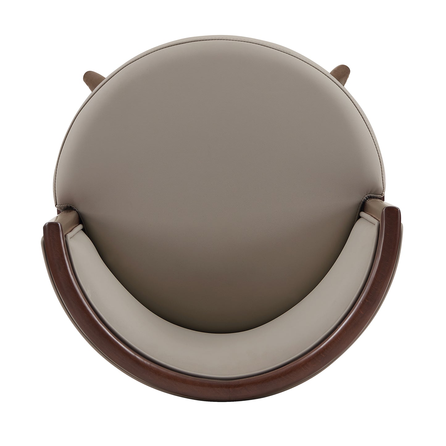 Evalyn Modern Wood Upholstered Barstool in Taupe - Set of 3 3-BS024-TP