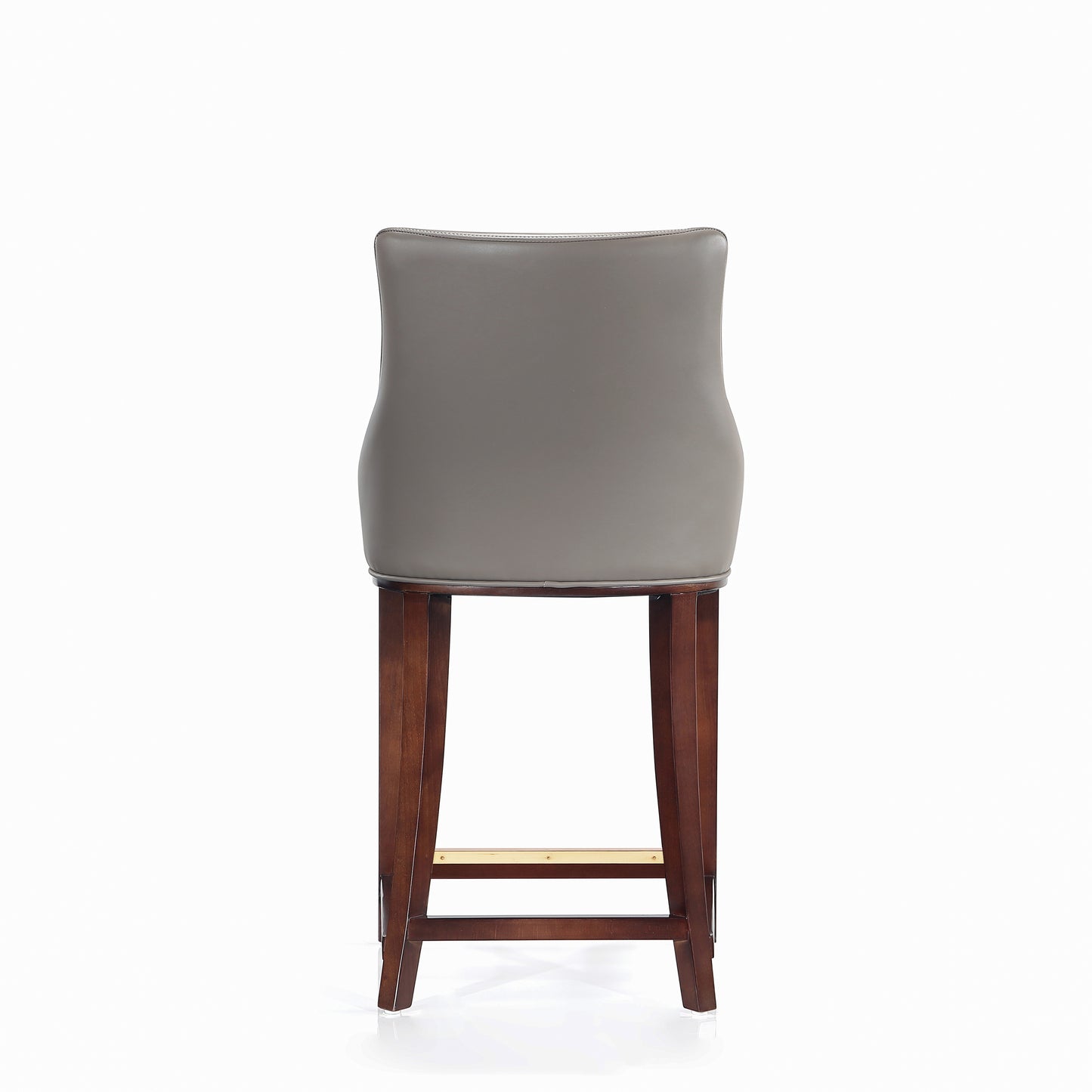 Shubert Modern Wood Upholstered Counter Stool in Dark Taupe - Set of 3 3-CS016-DT