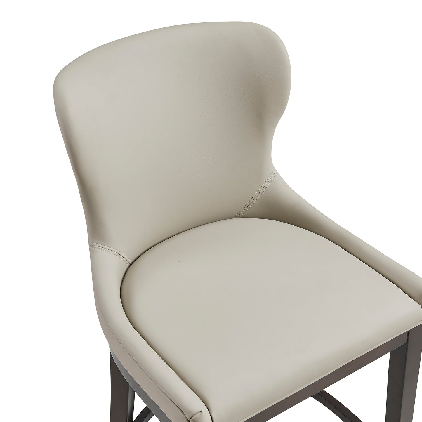 Blair Modern Wood Upholstered Counter Stool in Stone - Set of 3 3-CS020-ST