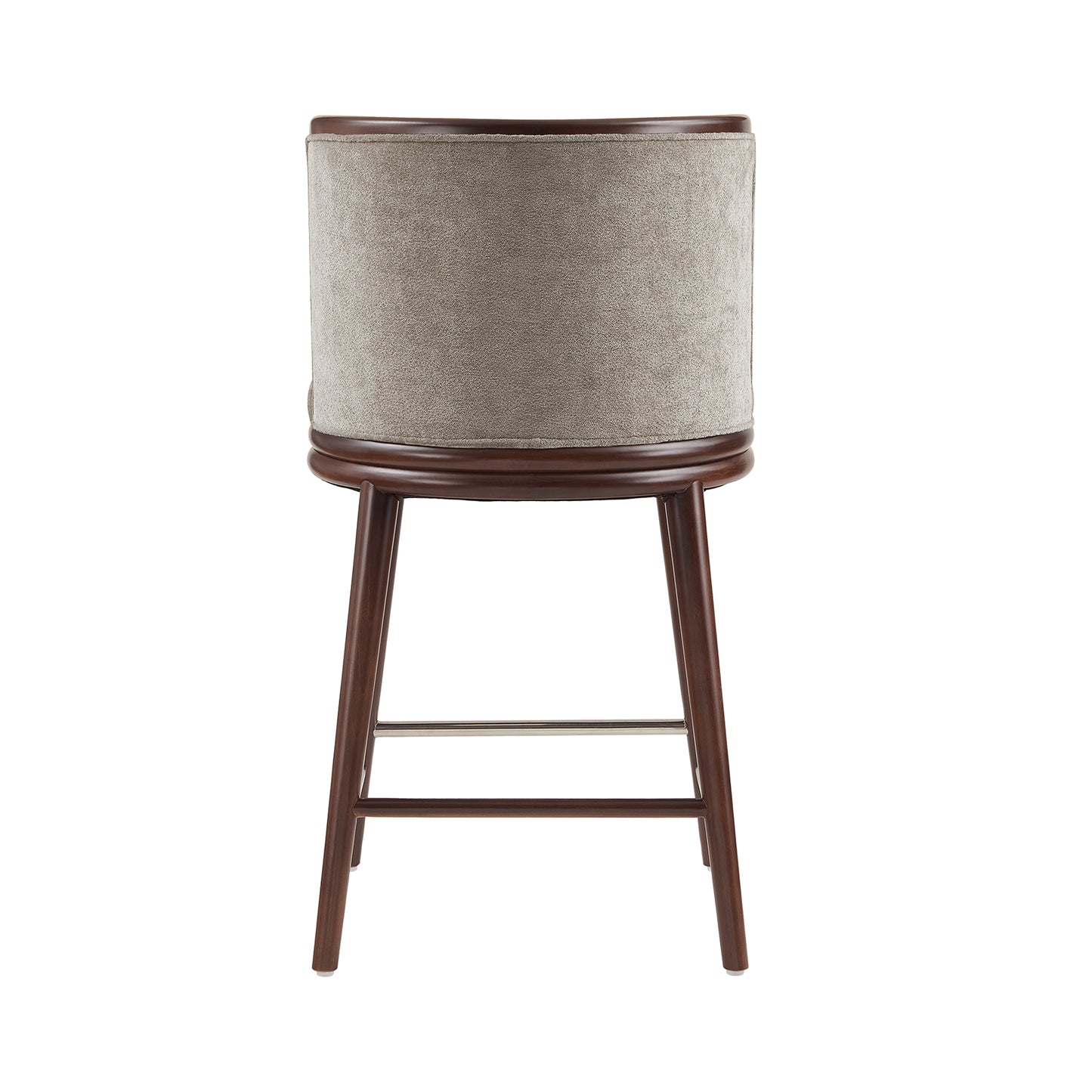 Evalyn Modern Wood Upholstered Counter Stool in Dove - Set of 3 3-CS021-DO