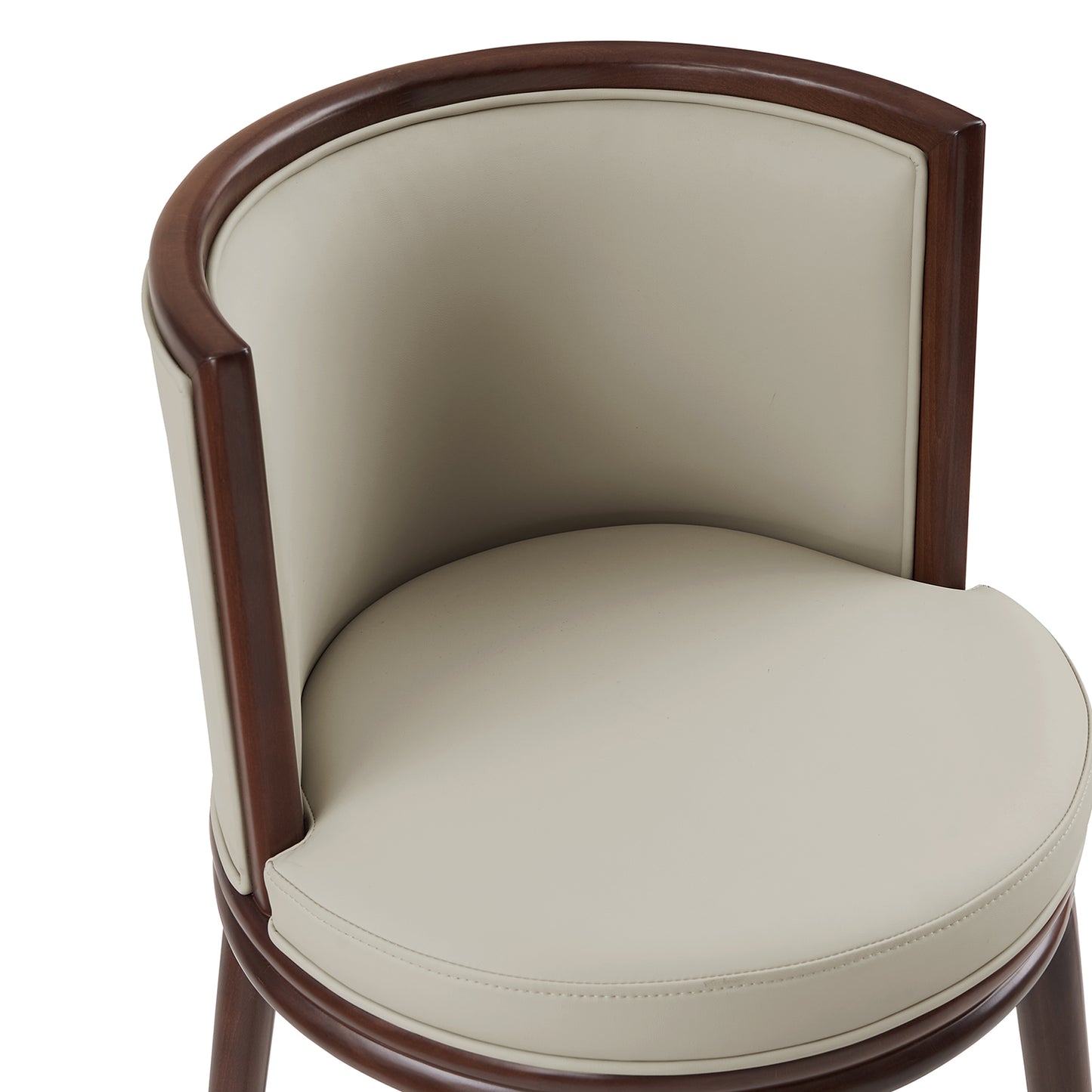 Evalyn Modern Wood Upholstered Counter Stool in Stone - Set of 3 3-CS021-ST