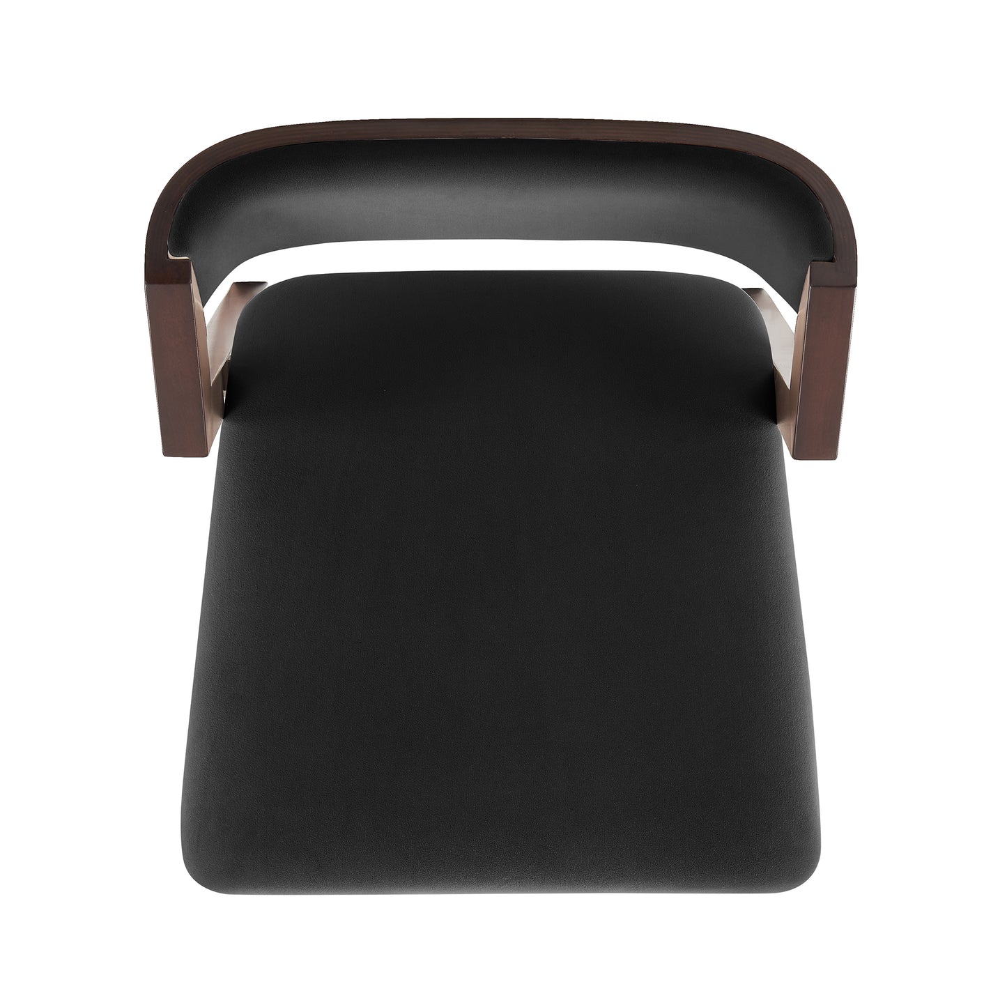 Patricia Modern Wood Upholstered Counter Stool in Black - Set of 3 3-CS023-BK