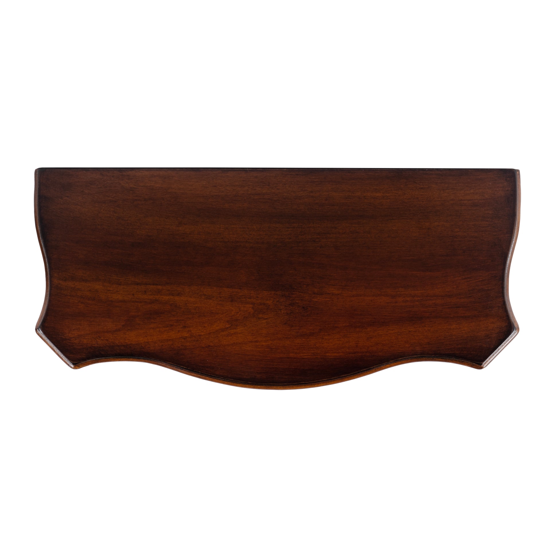 Butler Specialty Company Cheshire 22 in. W Rectangular Wood Ballerina Console Table with Open Shelf, Medium Brown