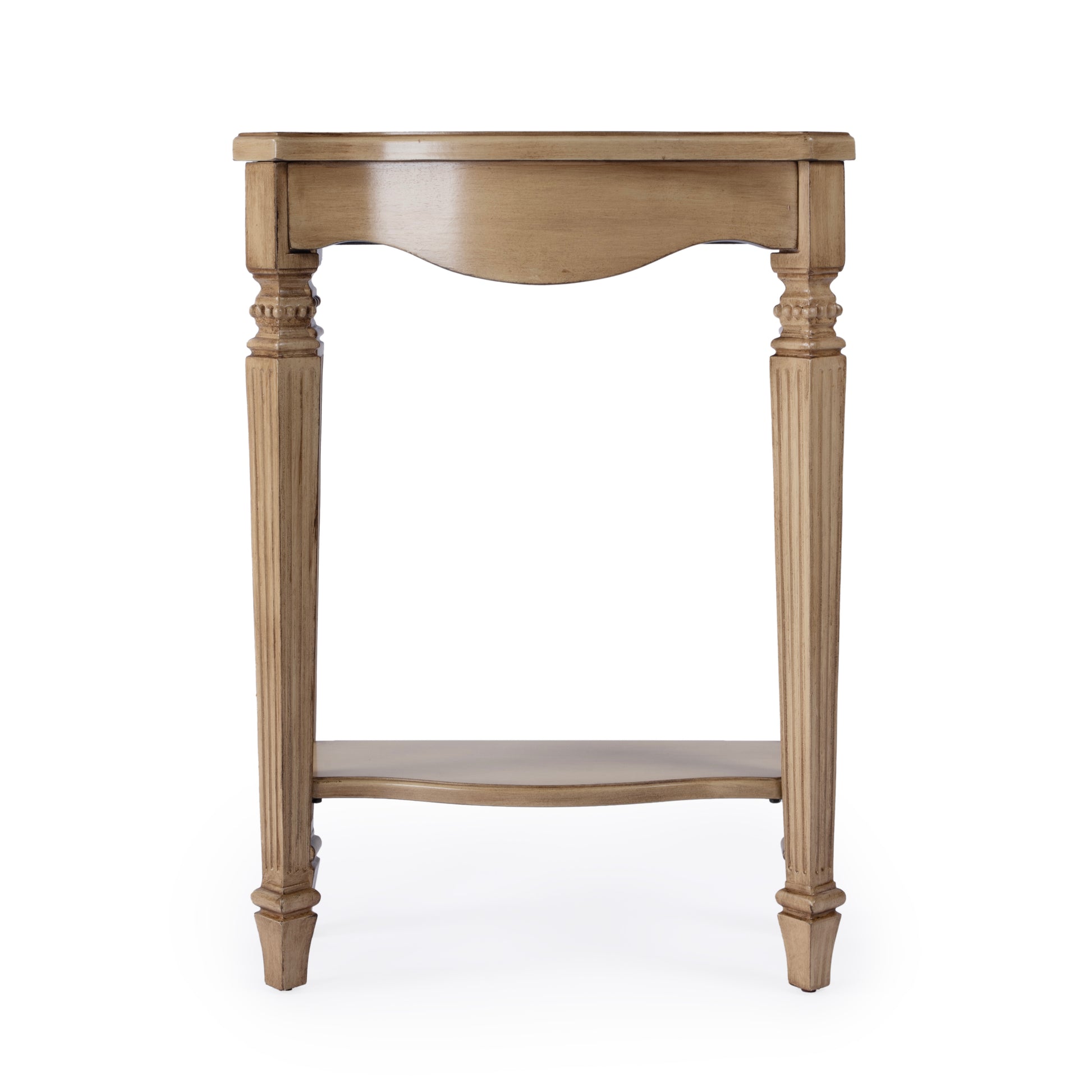 Butler Specialty Company Cheshire 22 in. W Rectangular Wood Ballerina Console Table with Open Shelf, Tan/Beige