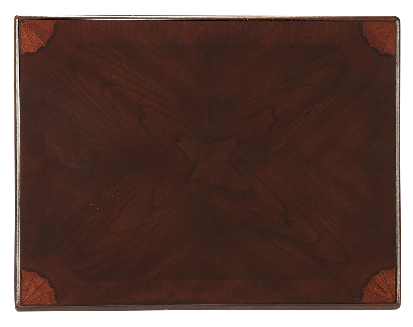 Butler Specialty Company Grace 21 in. W Rectangular Wood Traditional Queen Anne 1 Drawer End Table with Curved Cabriole Legs, Dark Brown