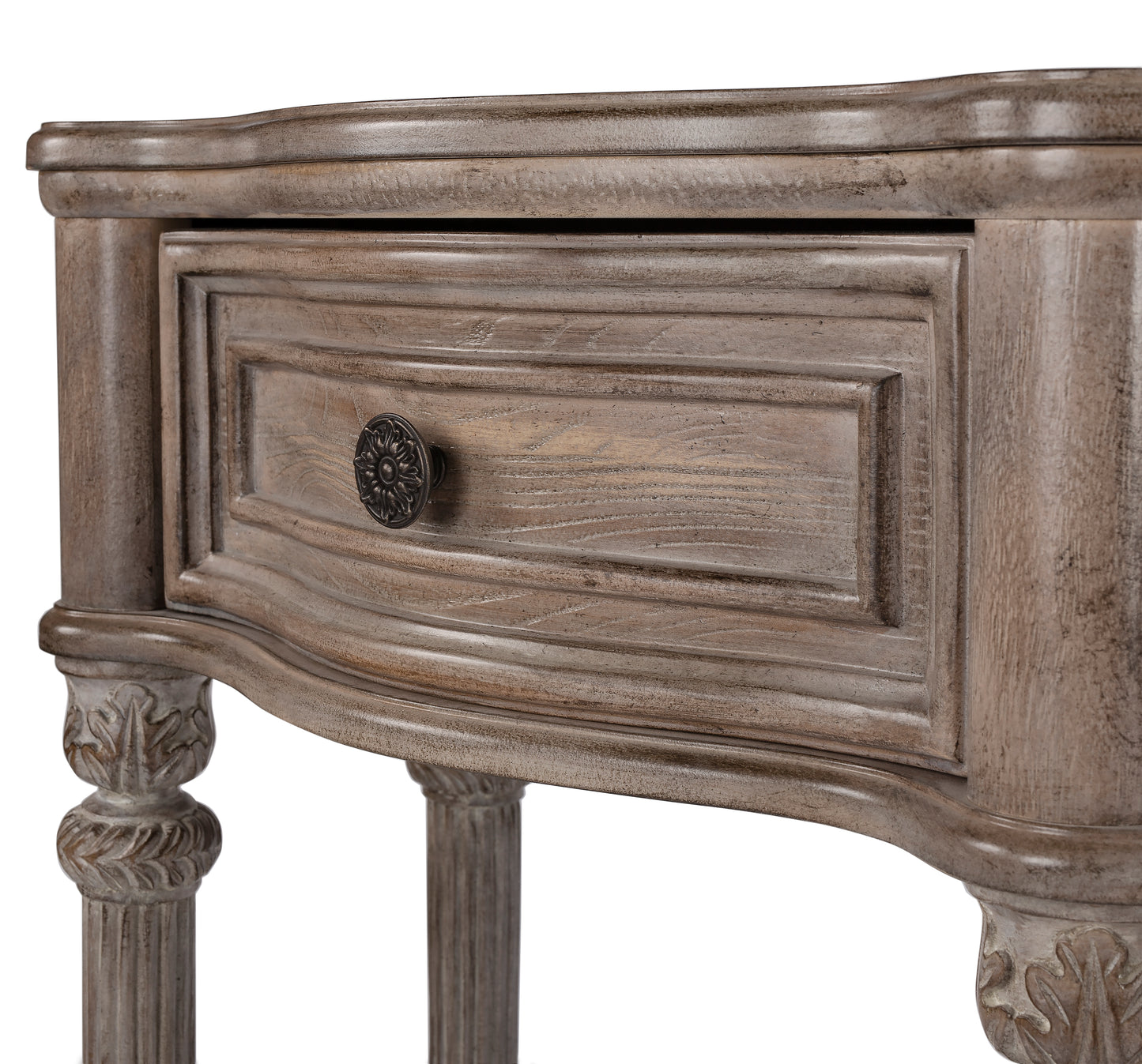 Peyton Console Table in Gray,Natural 3028247
