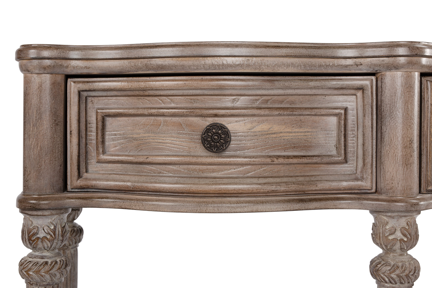 Peyton Console Table in Gray,Natural 3028247