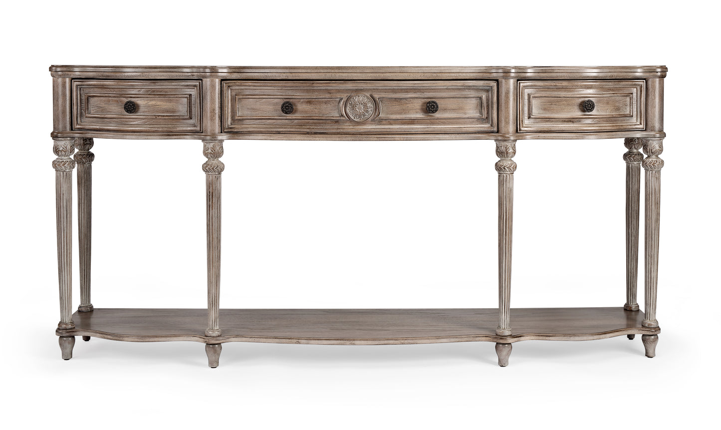 Peyton Console Table in Gray,Natural 3028247