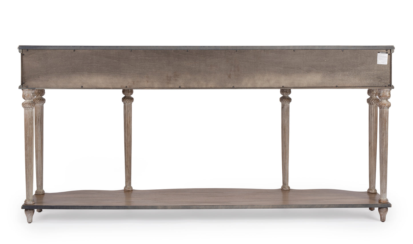 Peyton Console Table in Gray,Natural 3028247