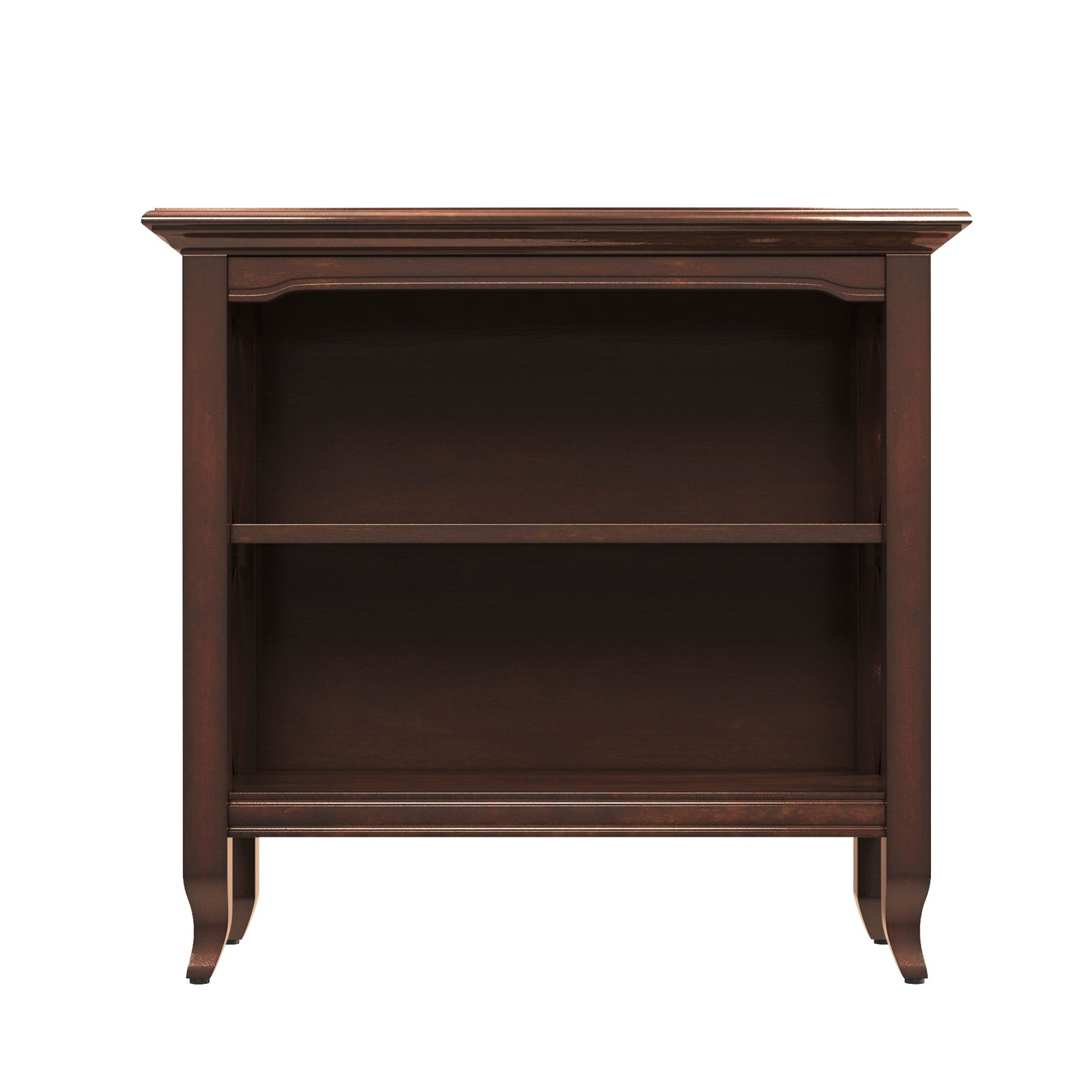 Butler Specialty Company Newport 32 in. W x 30.25 in. H Rectangular Wood 2 Shelf Accent Bookcase, Dark Brown