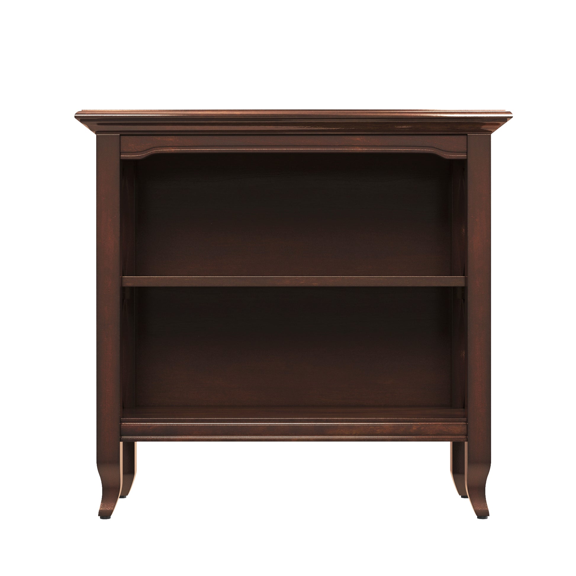 Butler Specialty Company Newport 32 in. W x 30.25 in. H Rectangular Wood 2 Shelf Accent Bookcase, Dark Brown