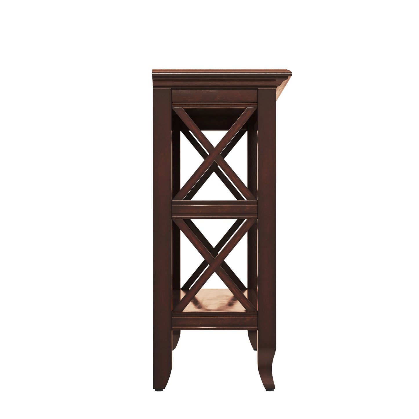 Butler Specialty Company Newport 32 in. W x 30.25 in. H Rectangular Wood 2 Shelf Accent Bookcase, Dark Brown