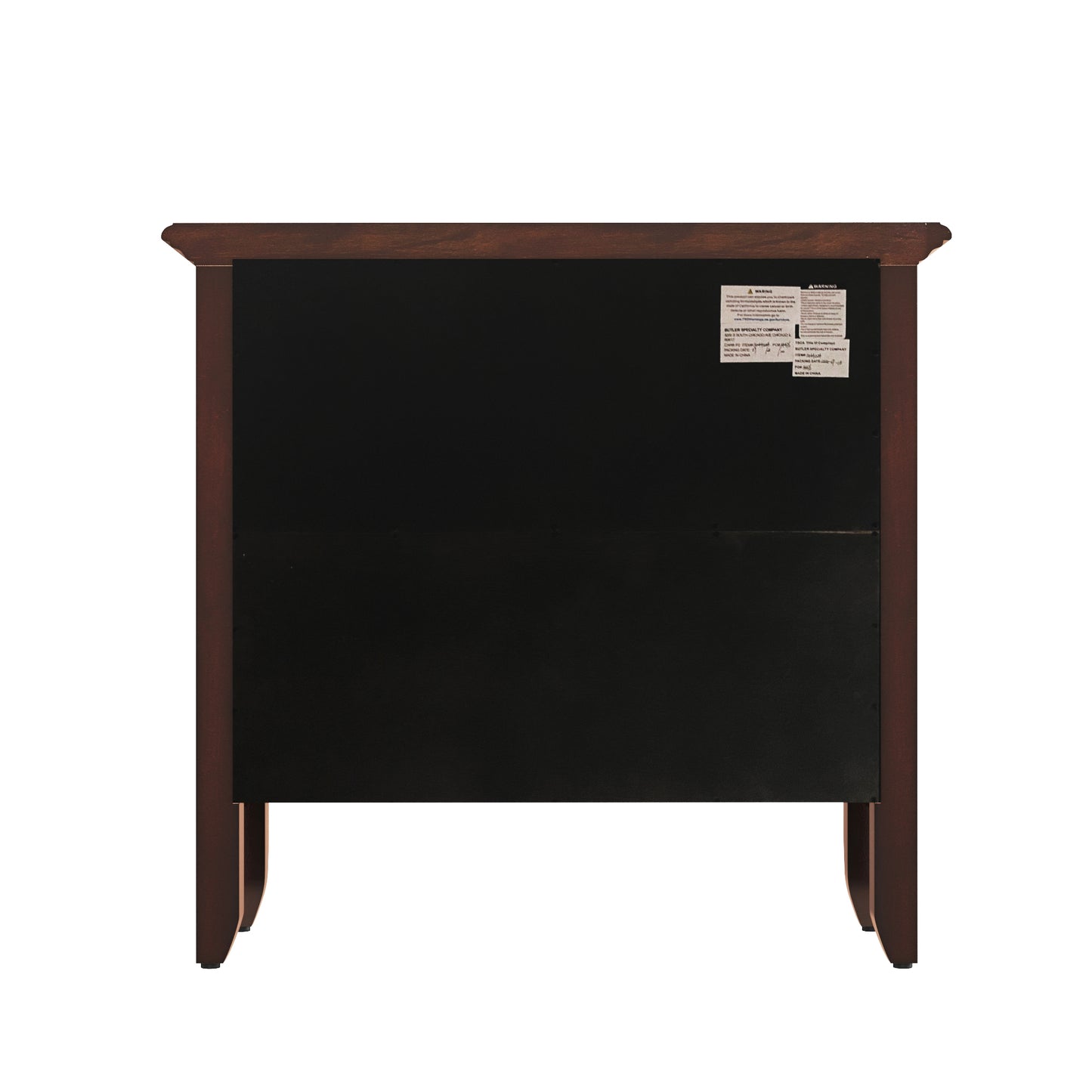 Butler Specialty Company Newport 32 in. W x 30.25 in. H Rectangular Wood 2 Shelf Accent Bookcase, Dark Brown