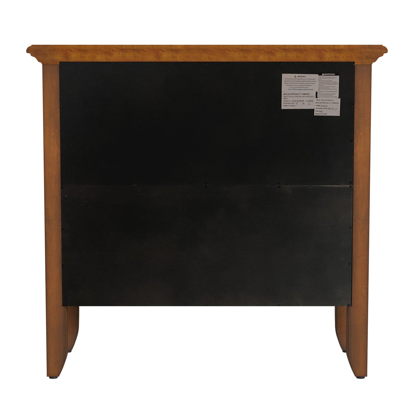 Butler Specialty Company Newport 32 in. W x 30.25 in. H Rectangular Wood 2 Shelf Accent Bookcase, Medium Brown