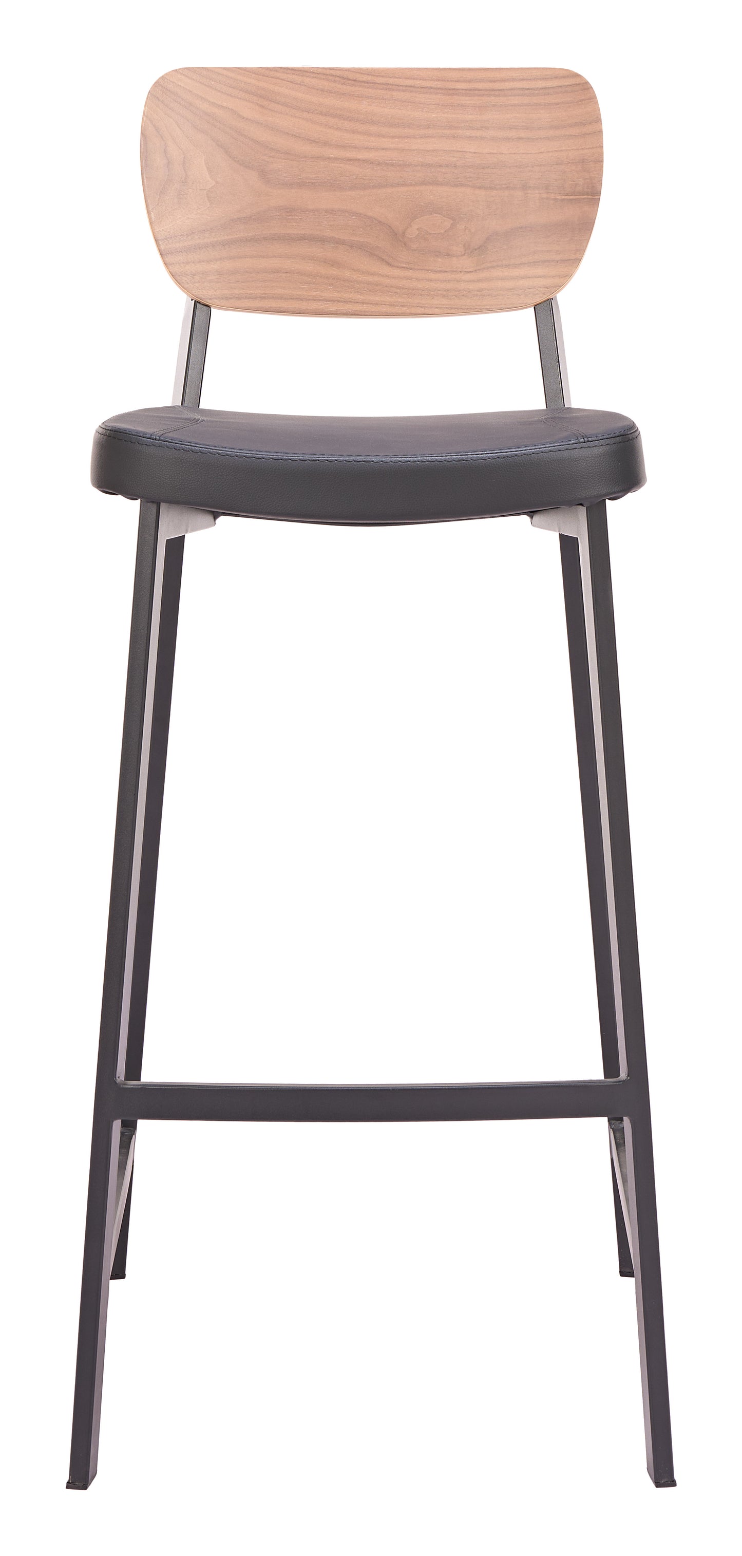 Ardenne Barstool (Set of 2) Black & Brown - 3