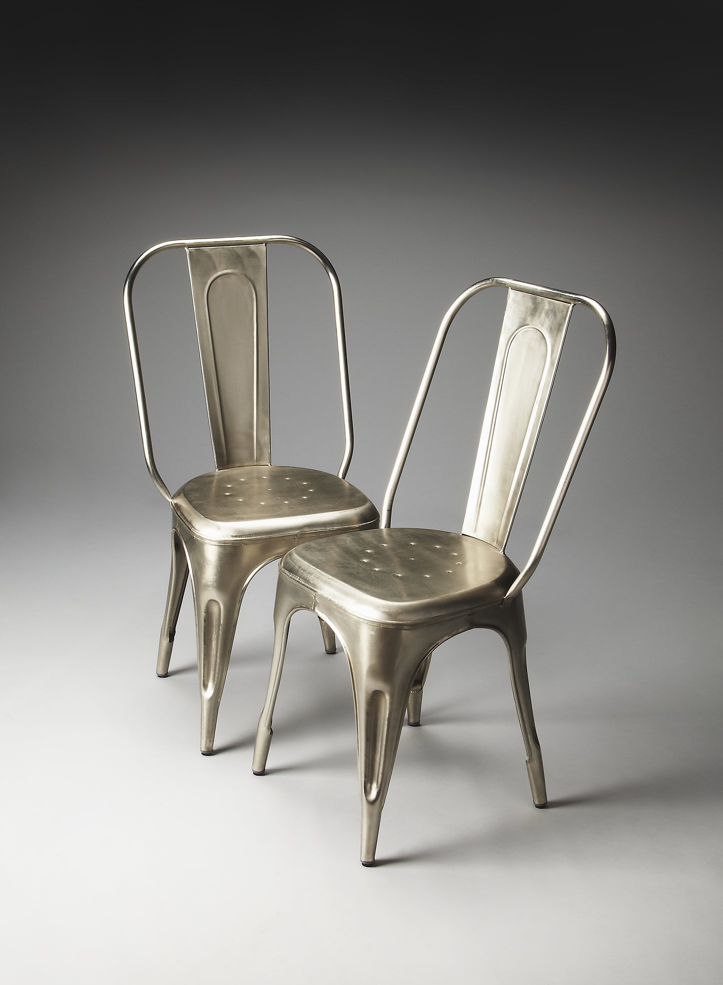 Garcon Iron Side Chair in Silver  3127025