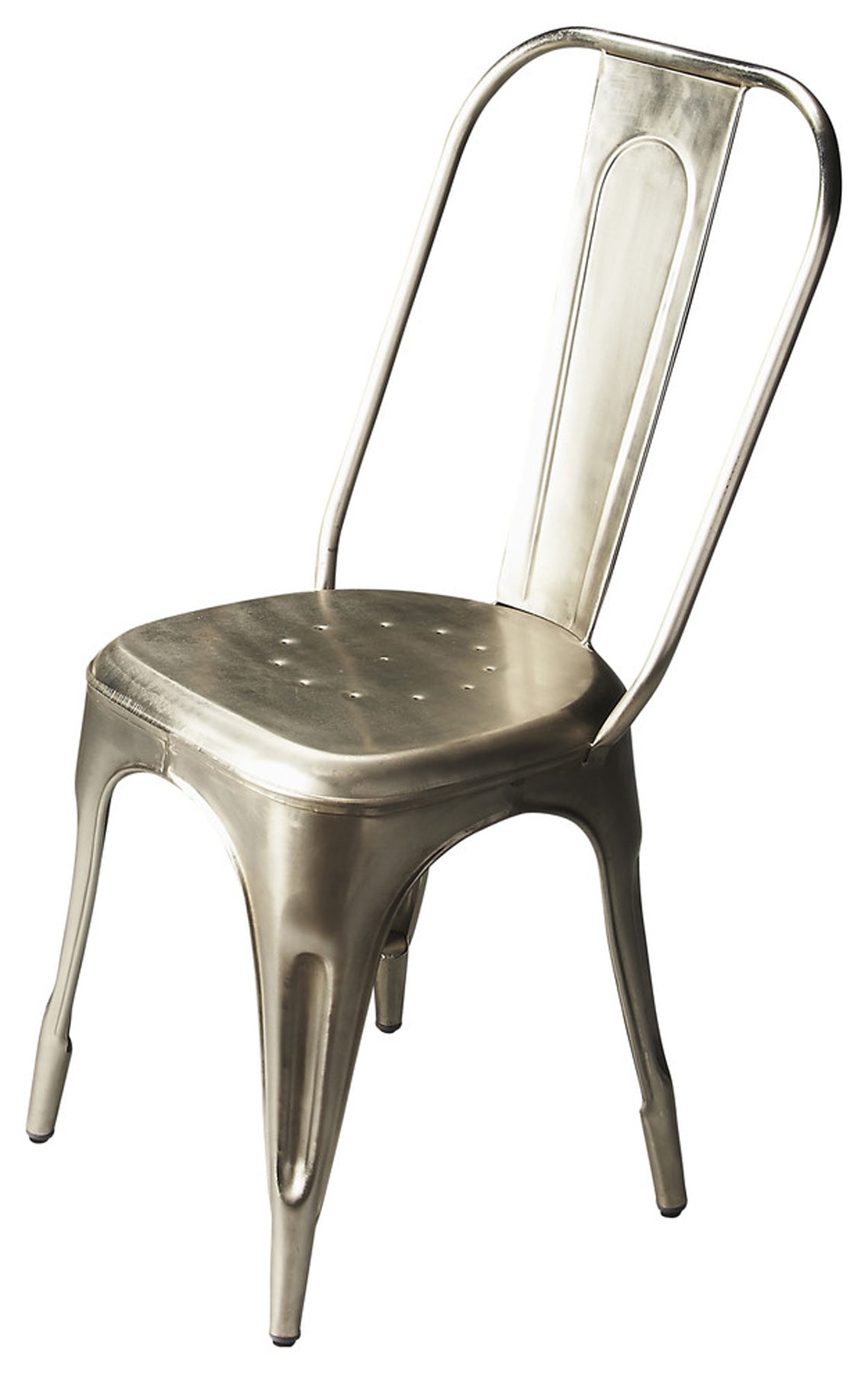 Garcon Iron Side Chair in Silver  3127025