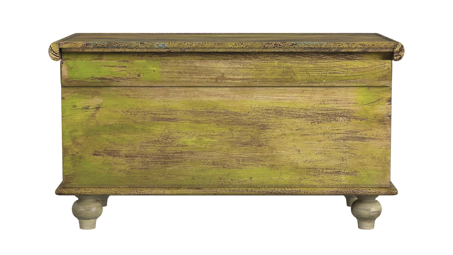 Mesa Carved Wood Trunk Coffee Table in Assorted  3140290