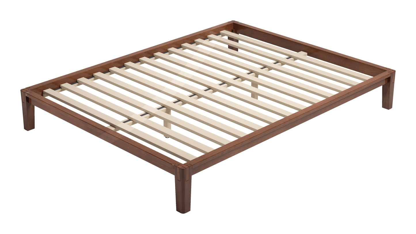 Luum Queen Platform Bed Frame Walnut - 4